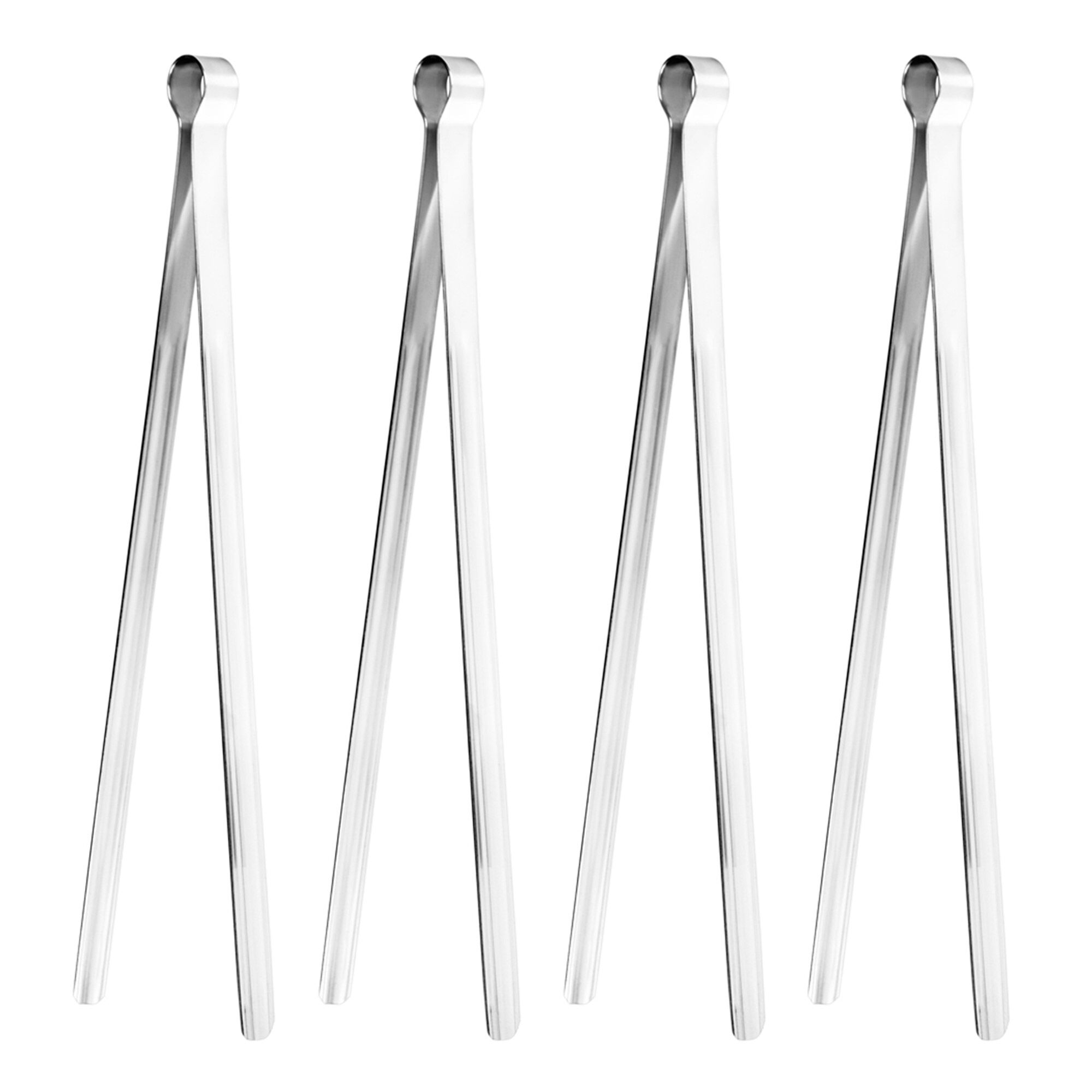 (4 pcs) Pince à barbecue - Longueur : 320mm - Acier inoxydable