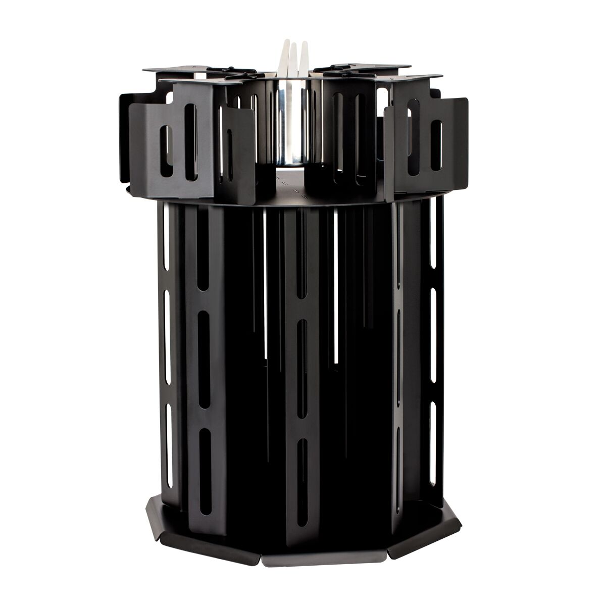 Countertop Version - rotating - Black - Stainless Steel