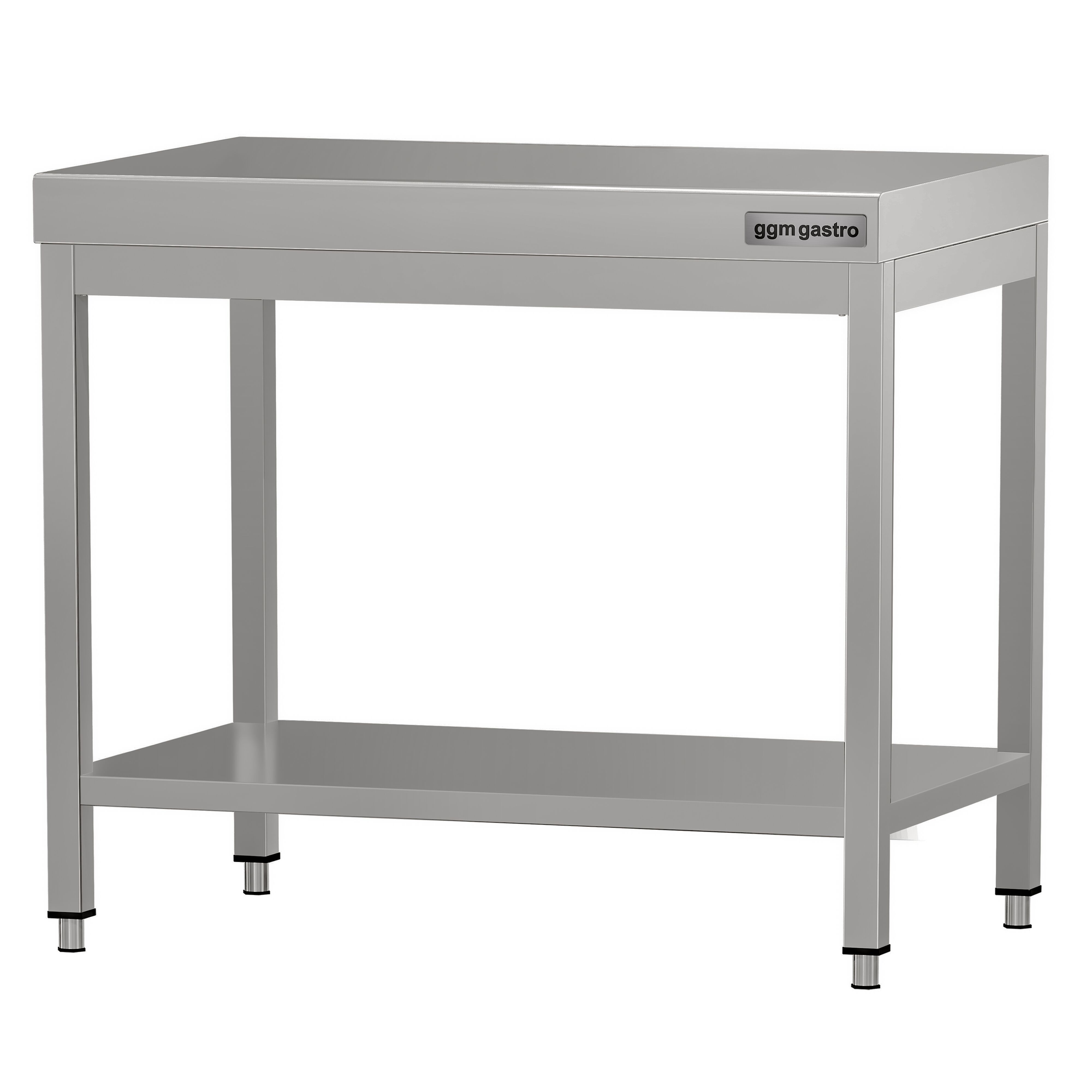 Table de travail en inox ECO – 700 × 600 mm – avec tablette inférieure