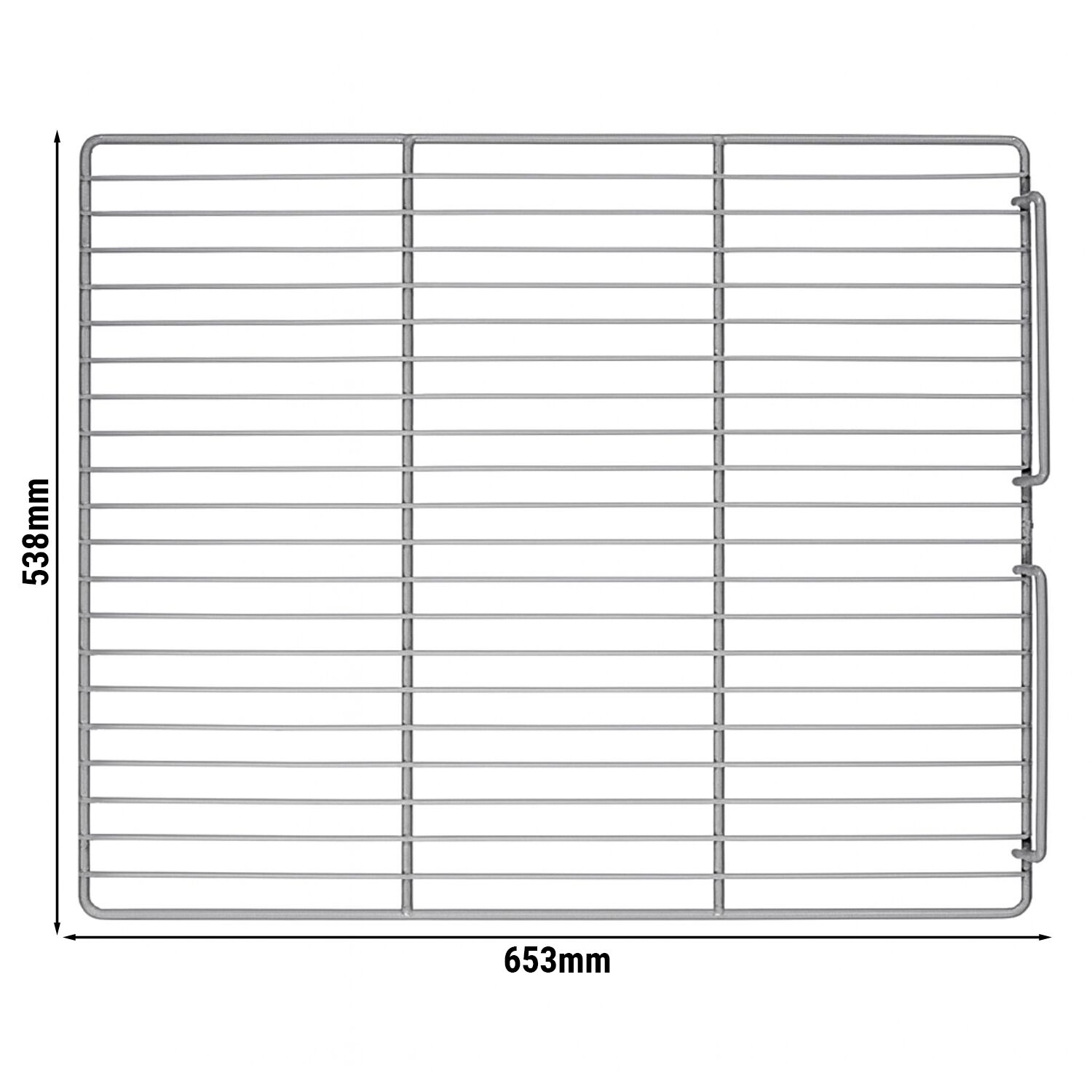 (2 pcs) - Plastic-Coated Shelf - GN 2/1 - 650x535mm - fits KS700ND, KS700GND, KS1400ND, KS1400GN, TS700N, TG700ND, TS1400N & TS1400GN