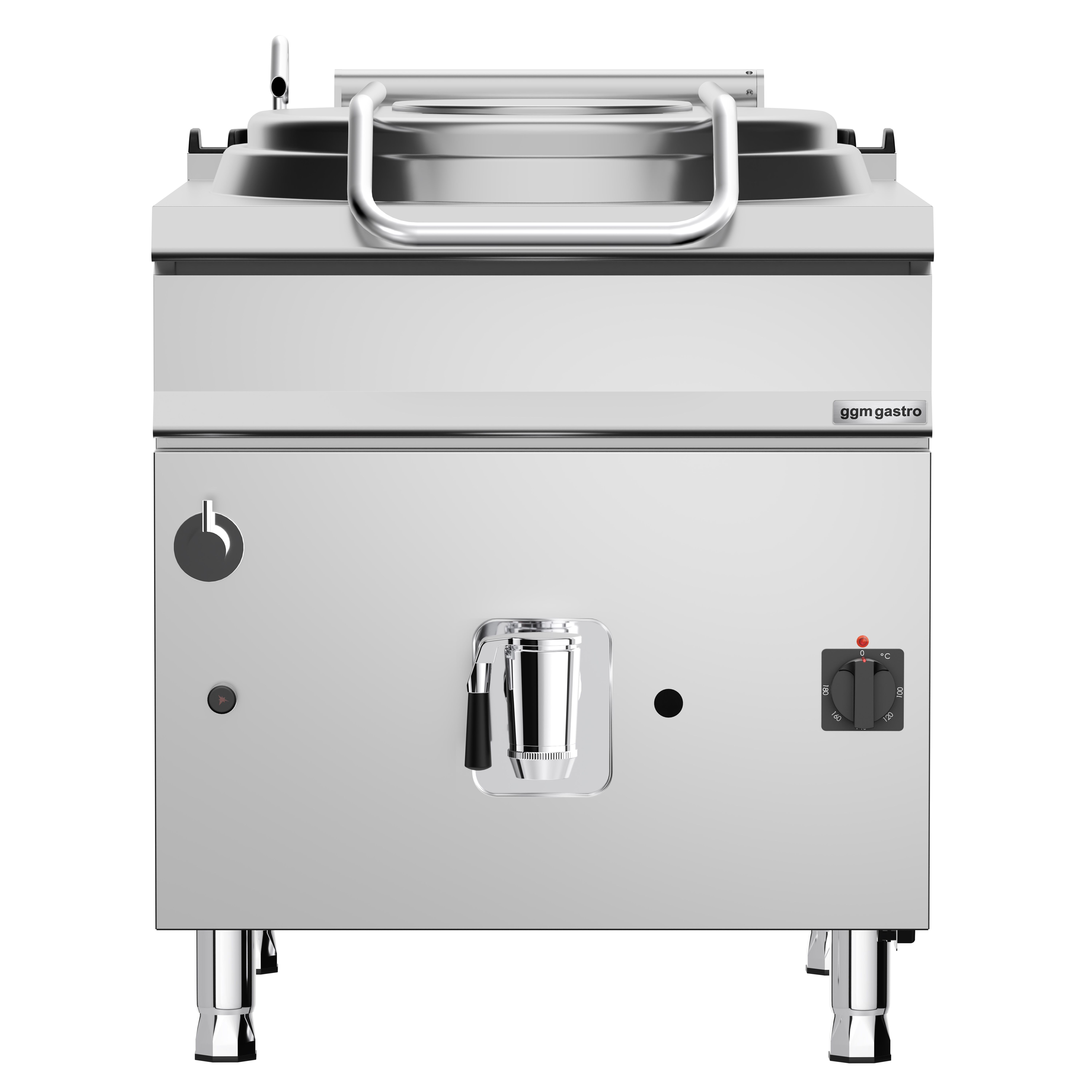 Marmite de Cuisson à Gaz - 150 Litres - 20 kW - Chauffage Indirect - avec Raccordement à l’Eau