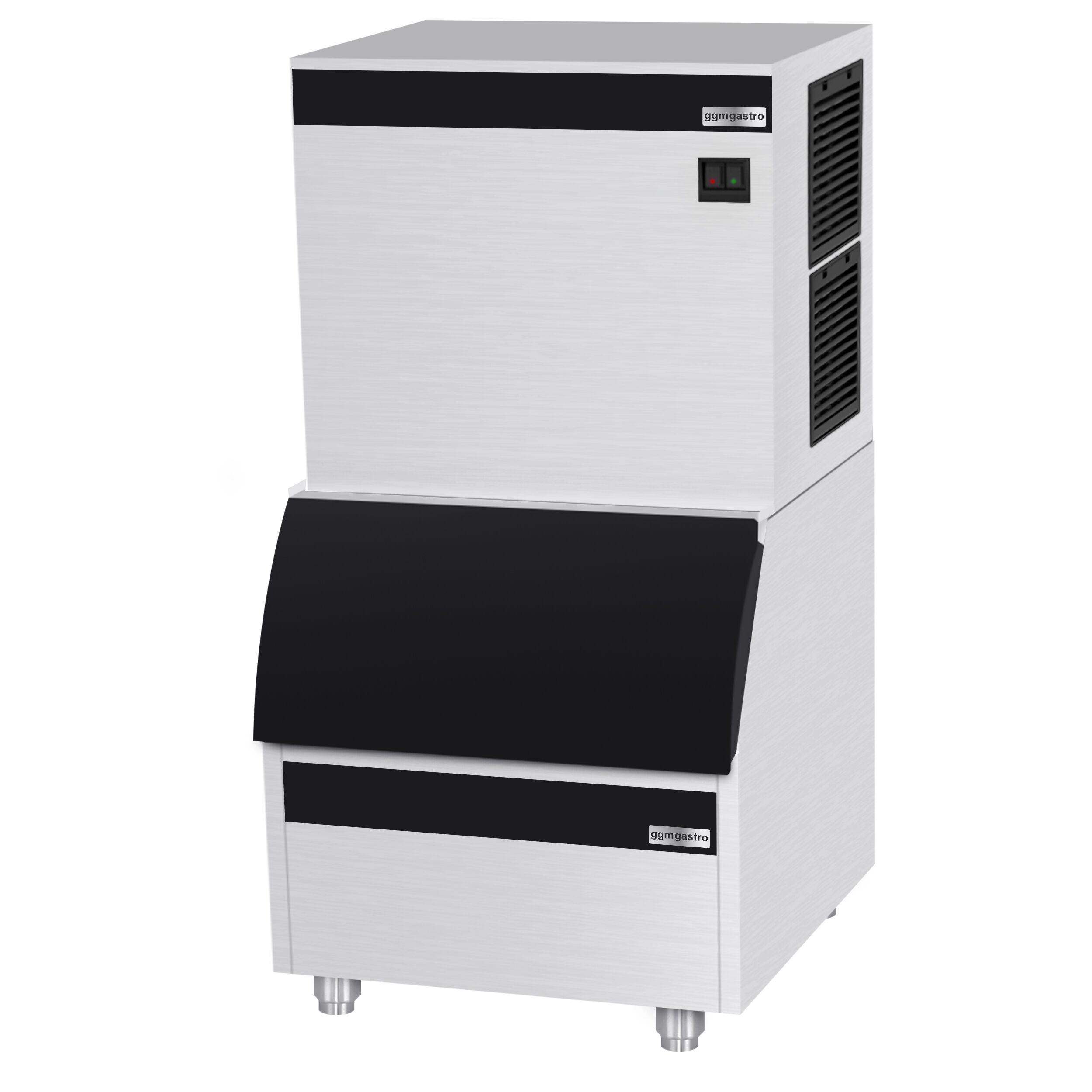 Machine à glaçons - Cubes - 230 kg/24 h - y Bac à glaçons