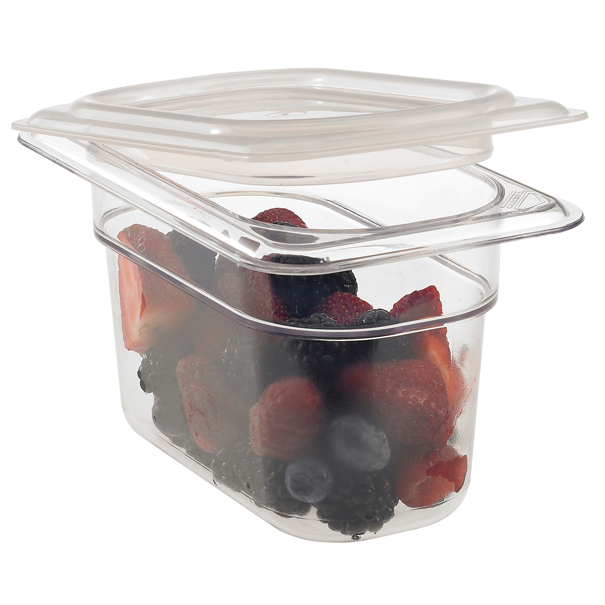 (6 pièces) CAMBRO | Couvercle GN 1/9 en polypropylène – hermétique – translucide