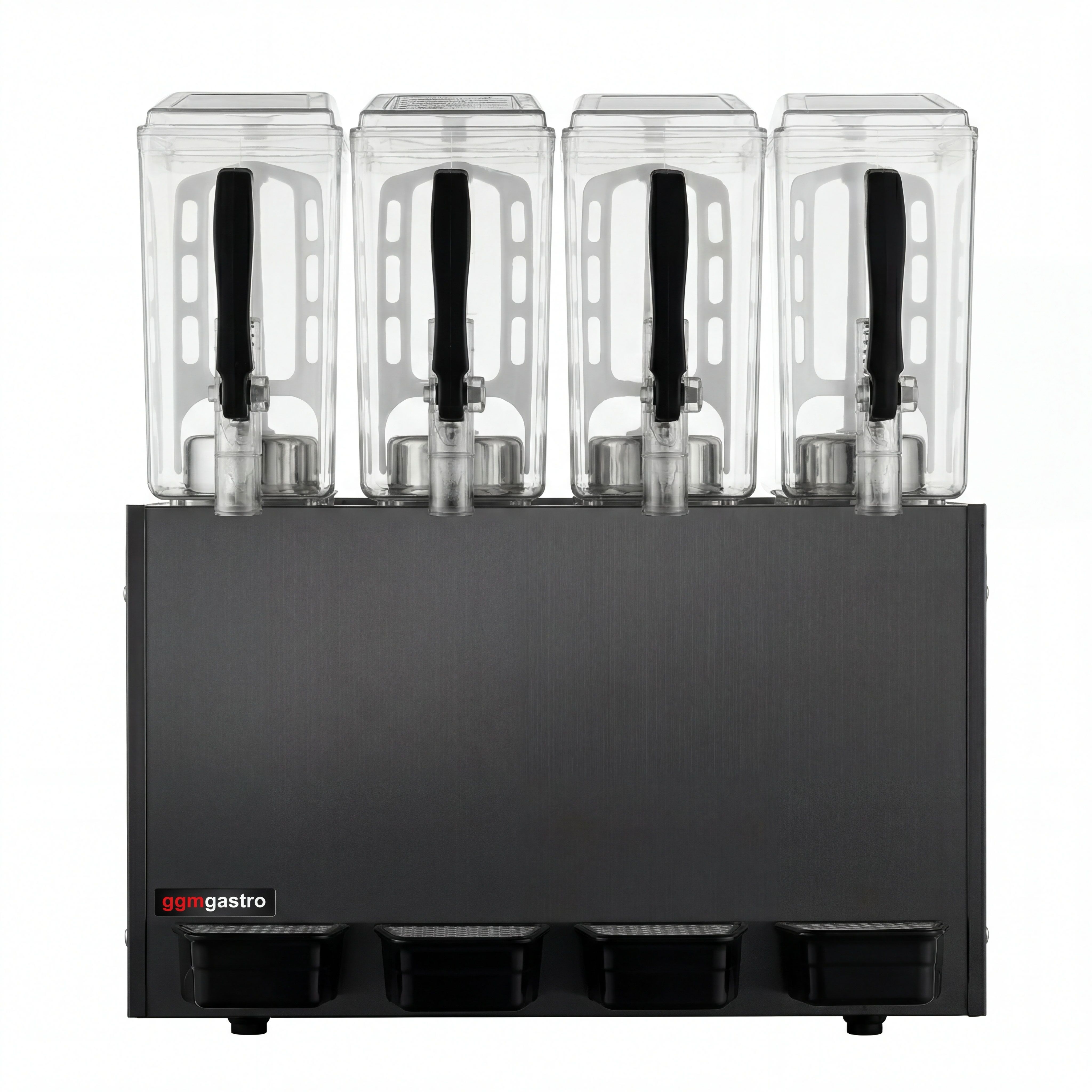 Distributeur de jus - 4 x 10 litres - Noir