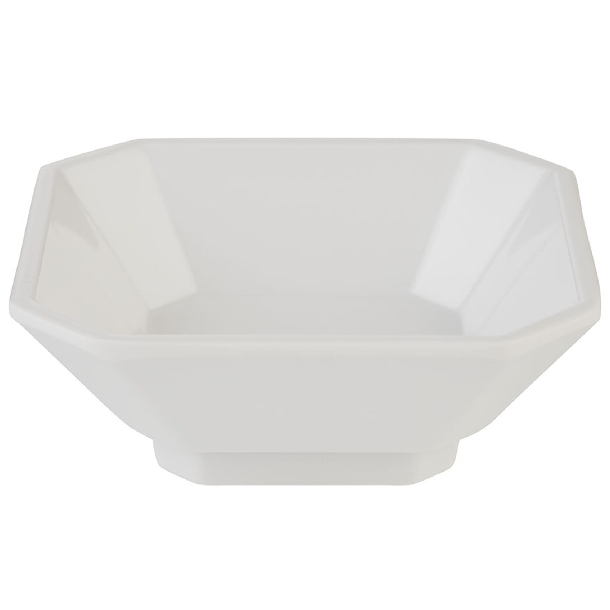(24 pièces) Bol - MINI - Mélamine - 60 ml - 80 x 80 mm - Blanc