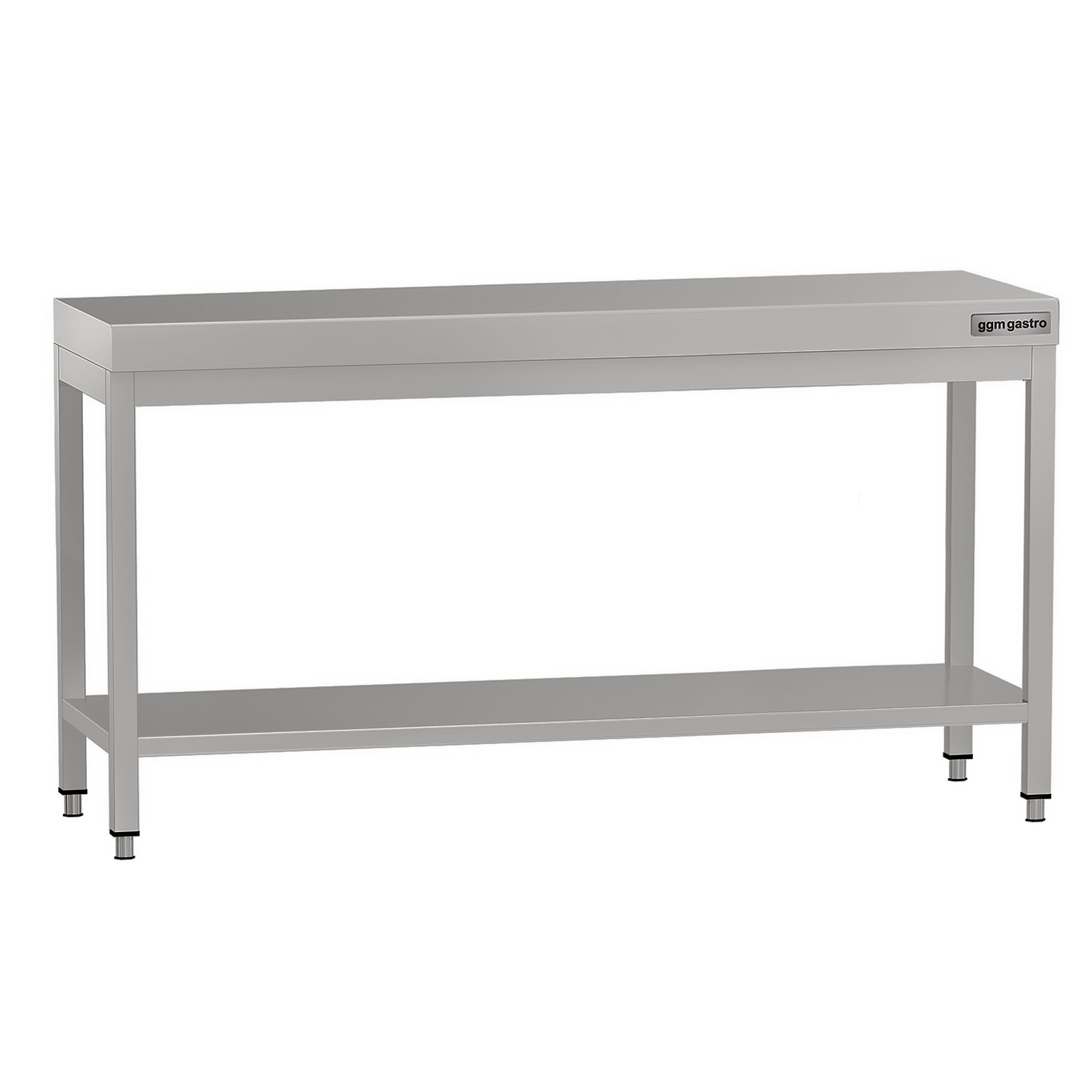Table de travail en inox ECO – 1800 × 700 mm – avec tablette inférieure