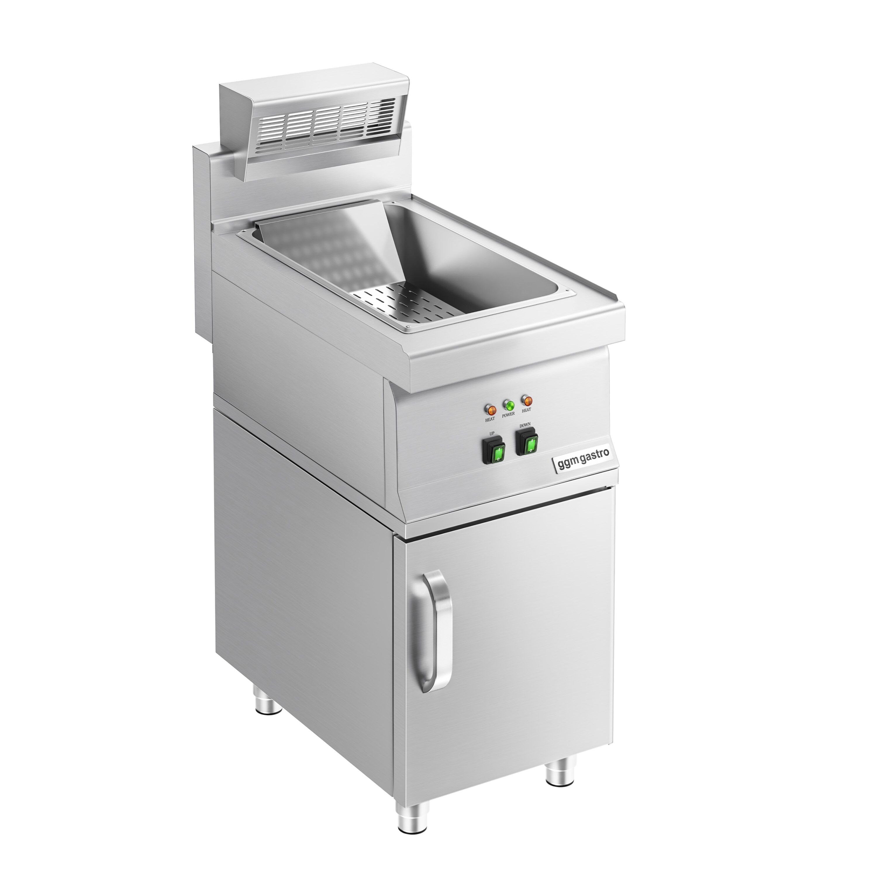 Chauffe-Frites - 1,17 kW - 1x GN 1/2 - incl. Soubassement avec 1 Porte