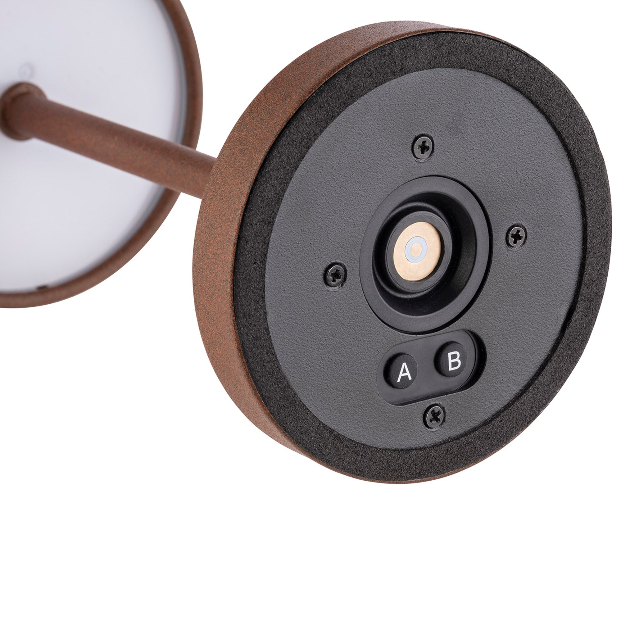(4 pièces) Lampe de table – MERLE MICRO – dimmable en 3 niveaux – Ø 80 mm – Rouille