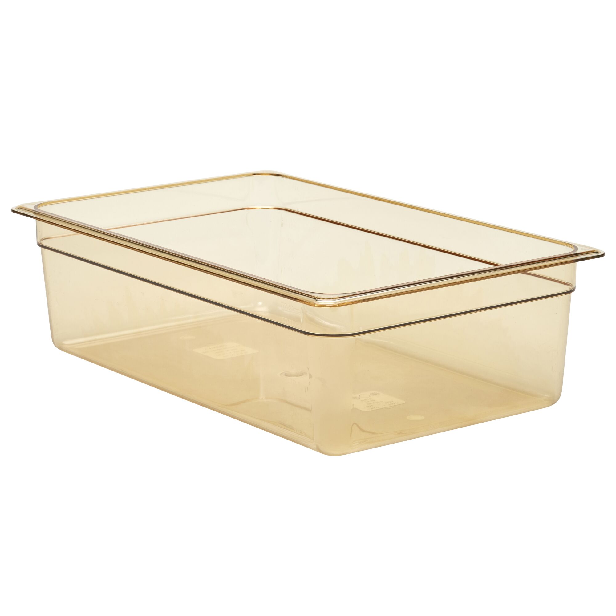 (6 Stück) CAMBRO | H-PAN™ - Hitzebeständiger Behälter GN 1/1 - Bernstein - Höhe: 150mm