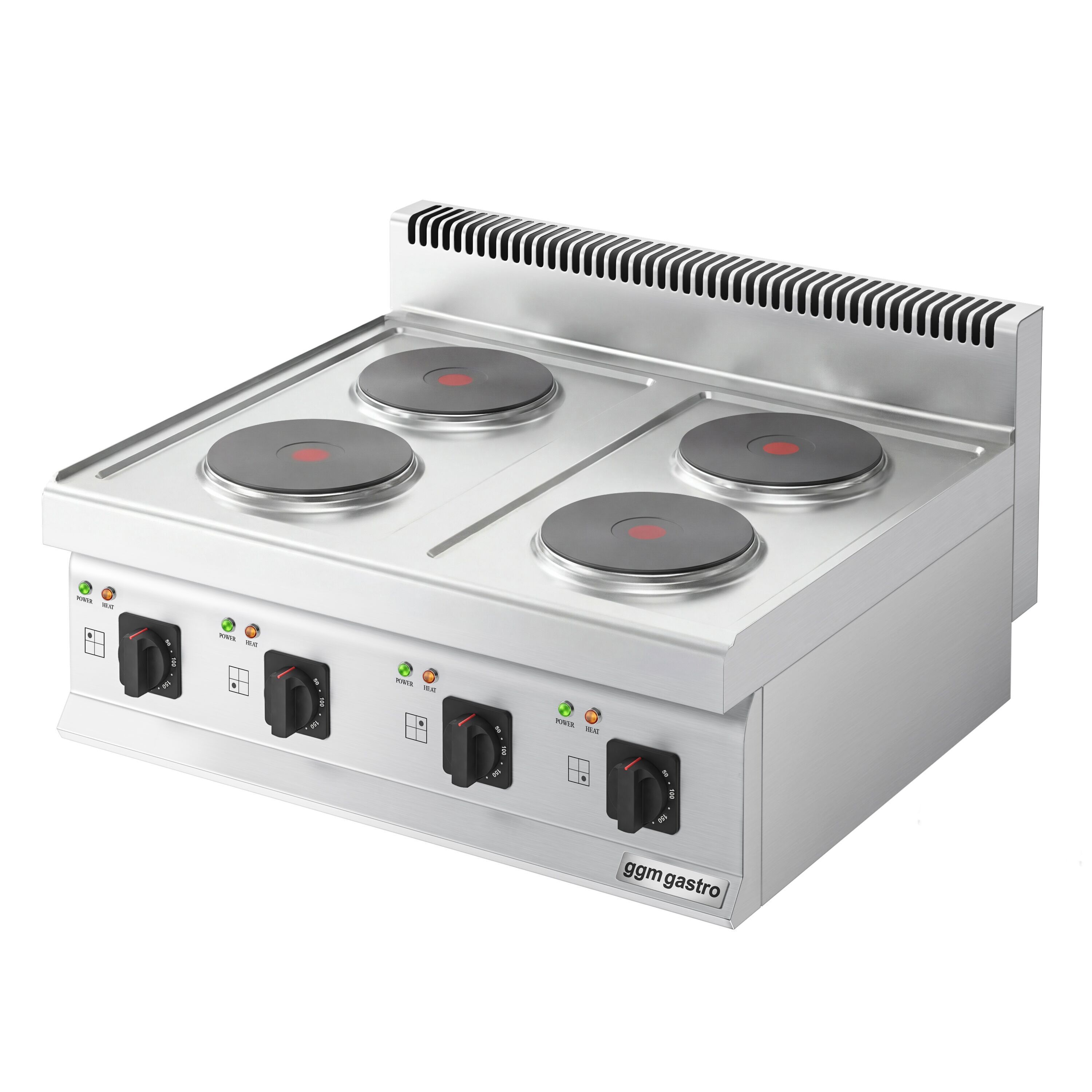 Réchaud électrique à poser - 9,2kW - 4 plaques électriques