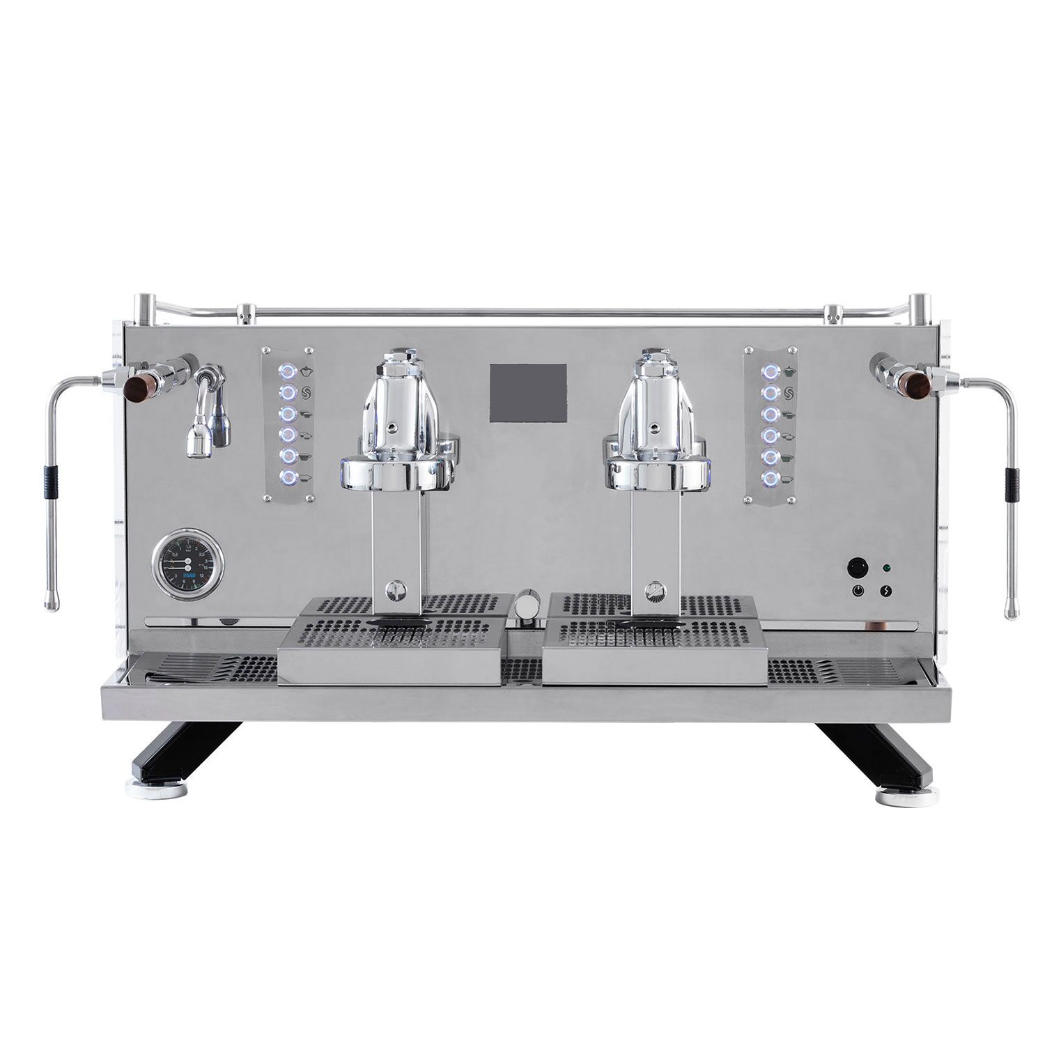 Machine à café porte-filtre « Suprema » – avec écran tactile – 2 groupes – réglage de température indépendant – avec système de préinfusion inclus