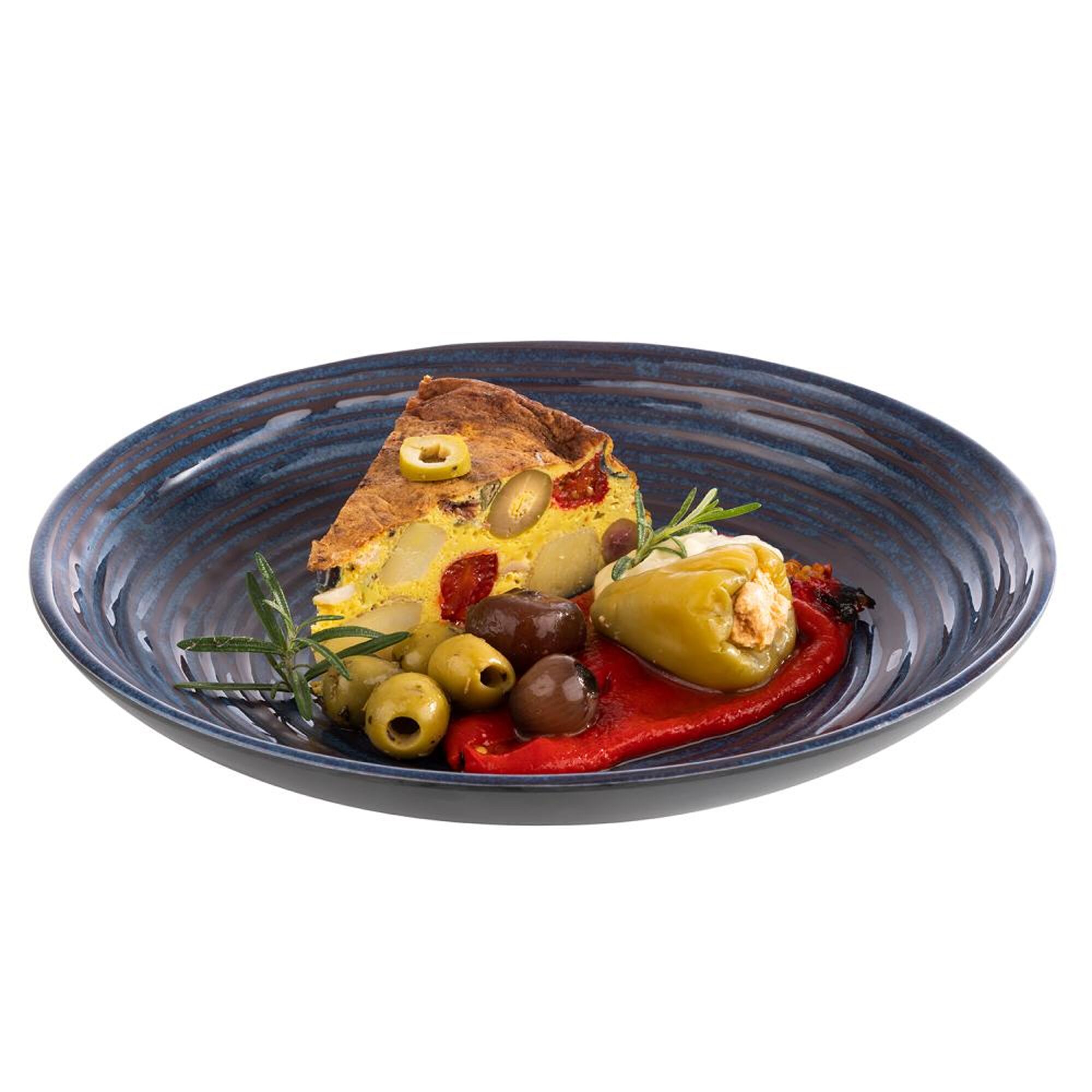(6 pièces) LOOPS - Assiette - Creuse - Mélamine - Ø 255 mm