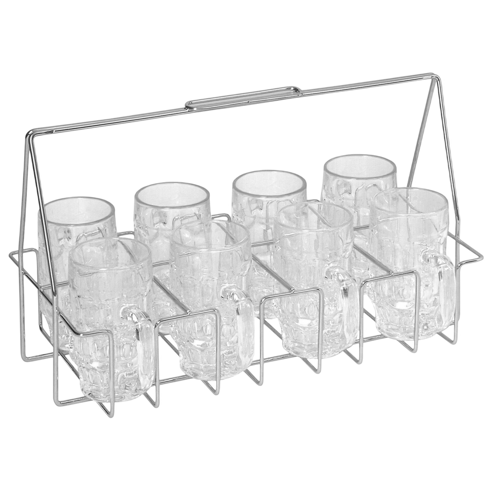 FUCHS | Panier à seaux pour 8 seaux de 0,5 litre - Chromé
