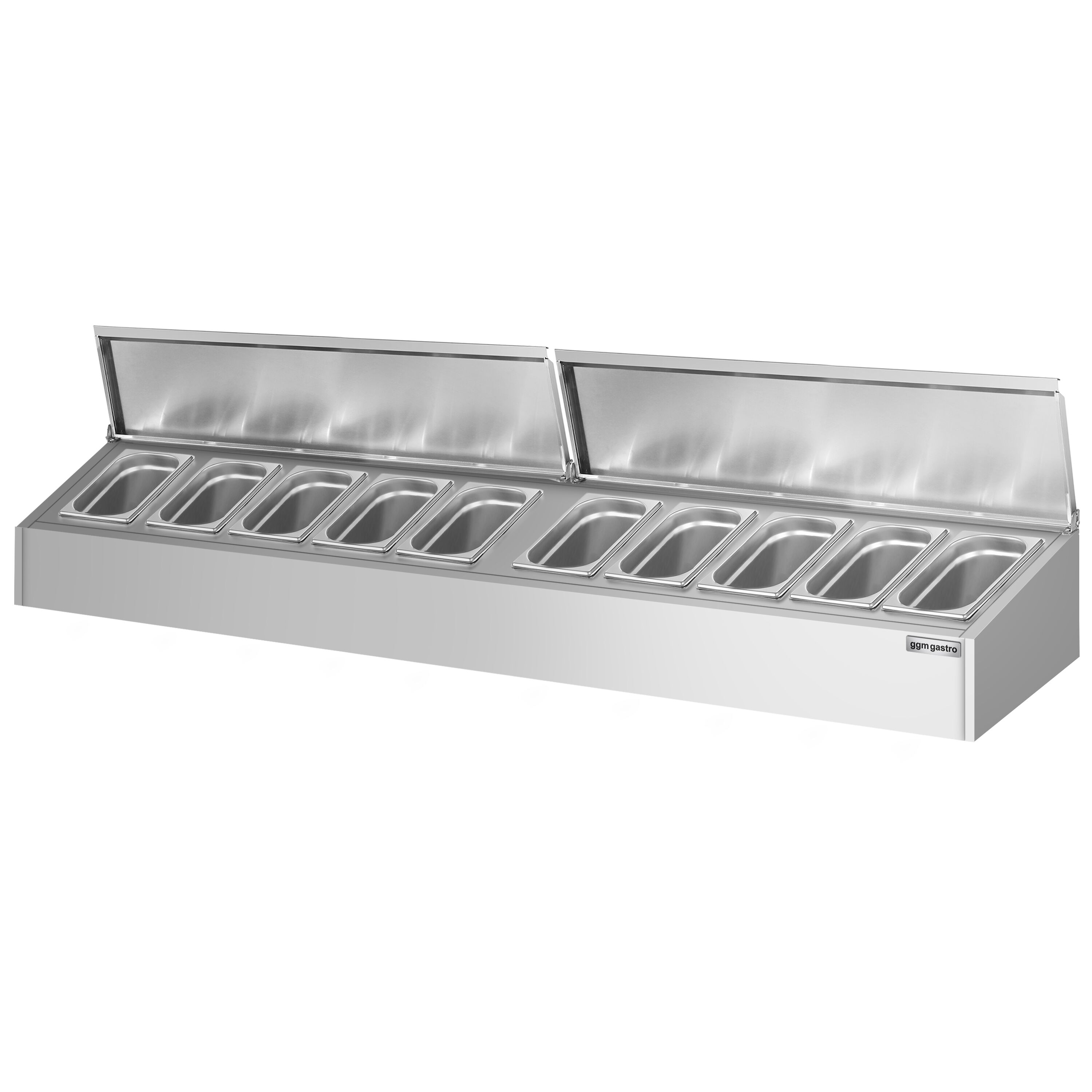Étagère supérieure pour épices – 10 × GN 1/4