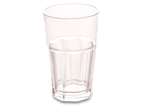 (50 pièces) Verre en Polycarbonate - Transparent - 300 ml
