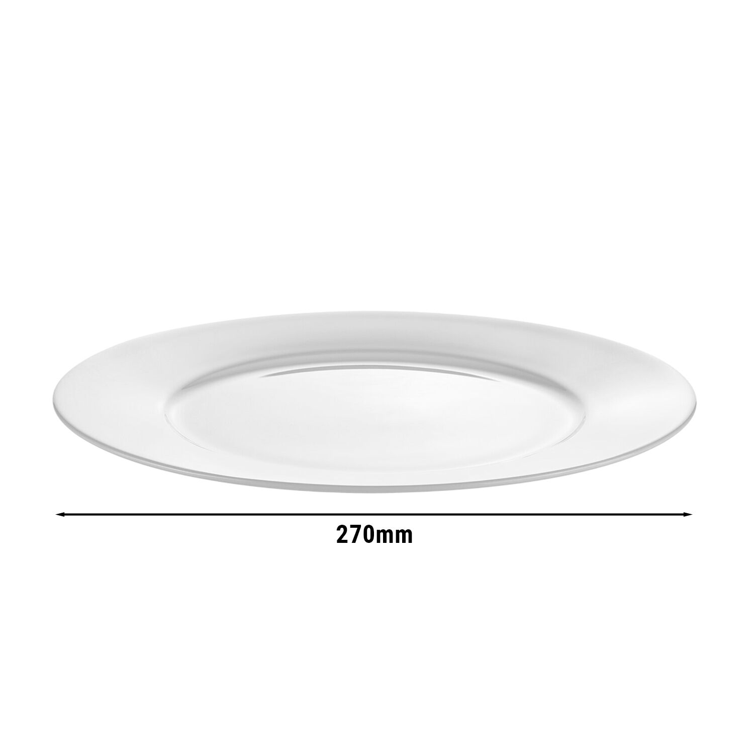 (4 pièces) WMF | AVA – Assiettes – plates – à aile – Ø 270 mm