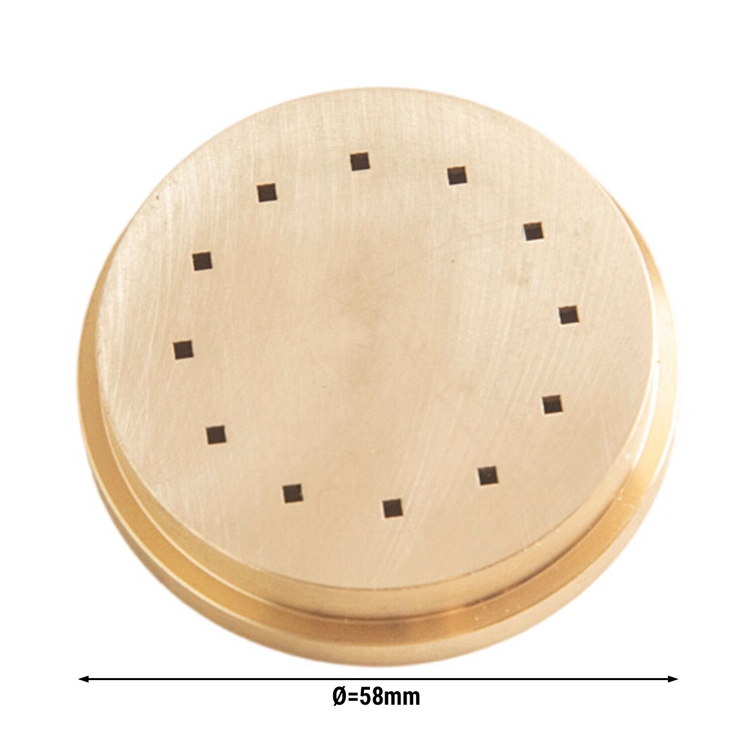 Pasta Die - Spaghetti alla Chitarra - 2x2mm - Ø 57mm - compatible with NMH13
