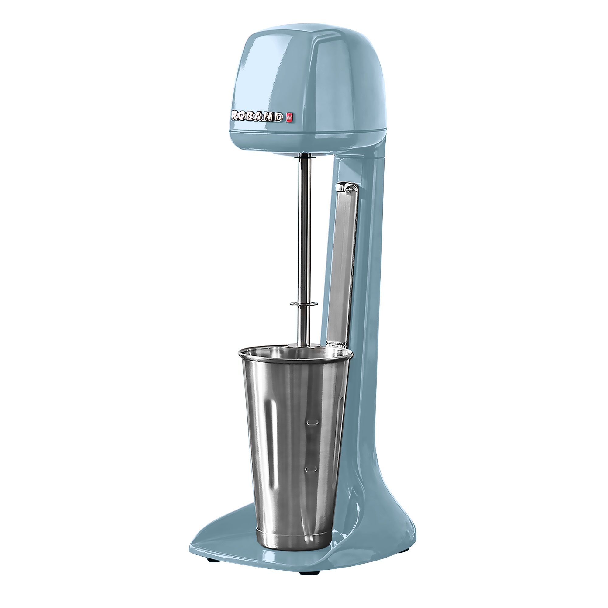 ROBAND | Spindle Milkshake & Drink Mixer – 710 ml stainless steel cup - 150 W - 2 speeds - seaspray