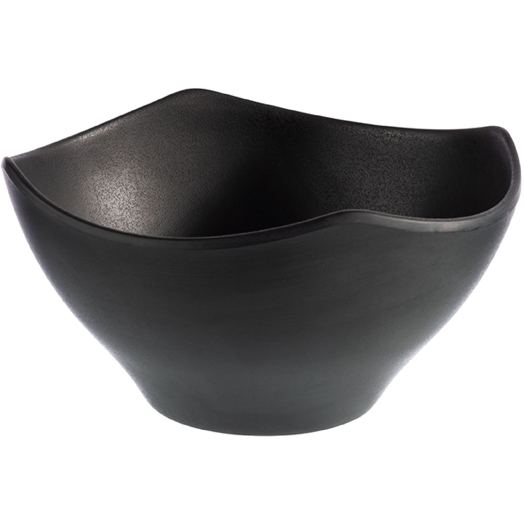 (6 Stück) Schale - ZEN - Melamin - 1,4 Liter - 210x210mm - Schwarz
