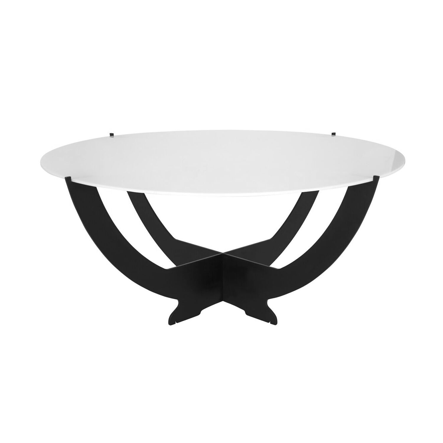 Buffet Stand - Octopus - Powder-coated stainless steel - Black - round - Height: 270mm