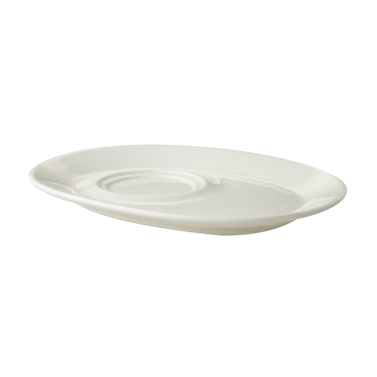 (6 pièces) LUX – Sous-tasse/assiette Maastricht – 235 × 180 mm – Ivoire