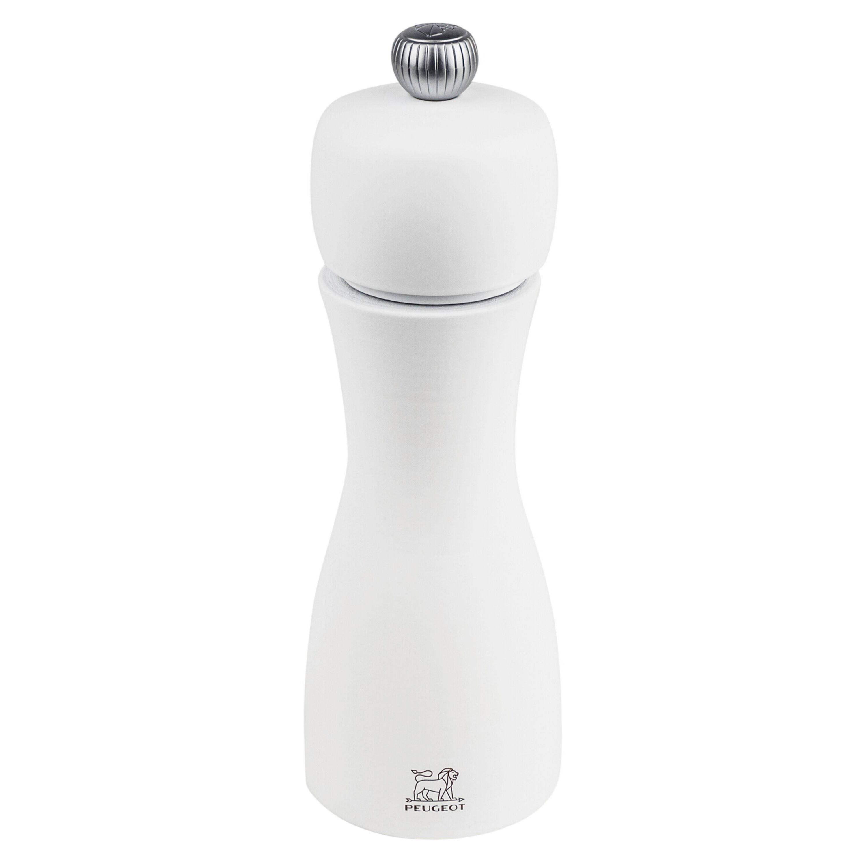 (6 pièces) PEUGEOT | TAHITI - Moulin à sel - Bois - Blanc mat - Hauteur : 150 mm