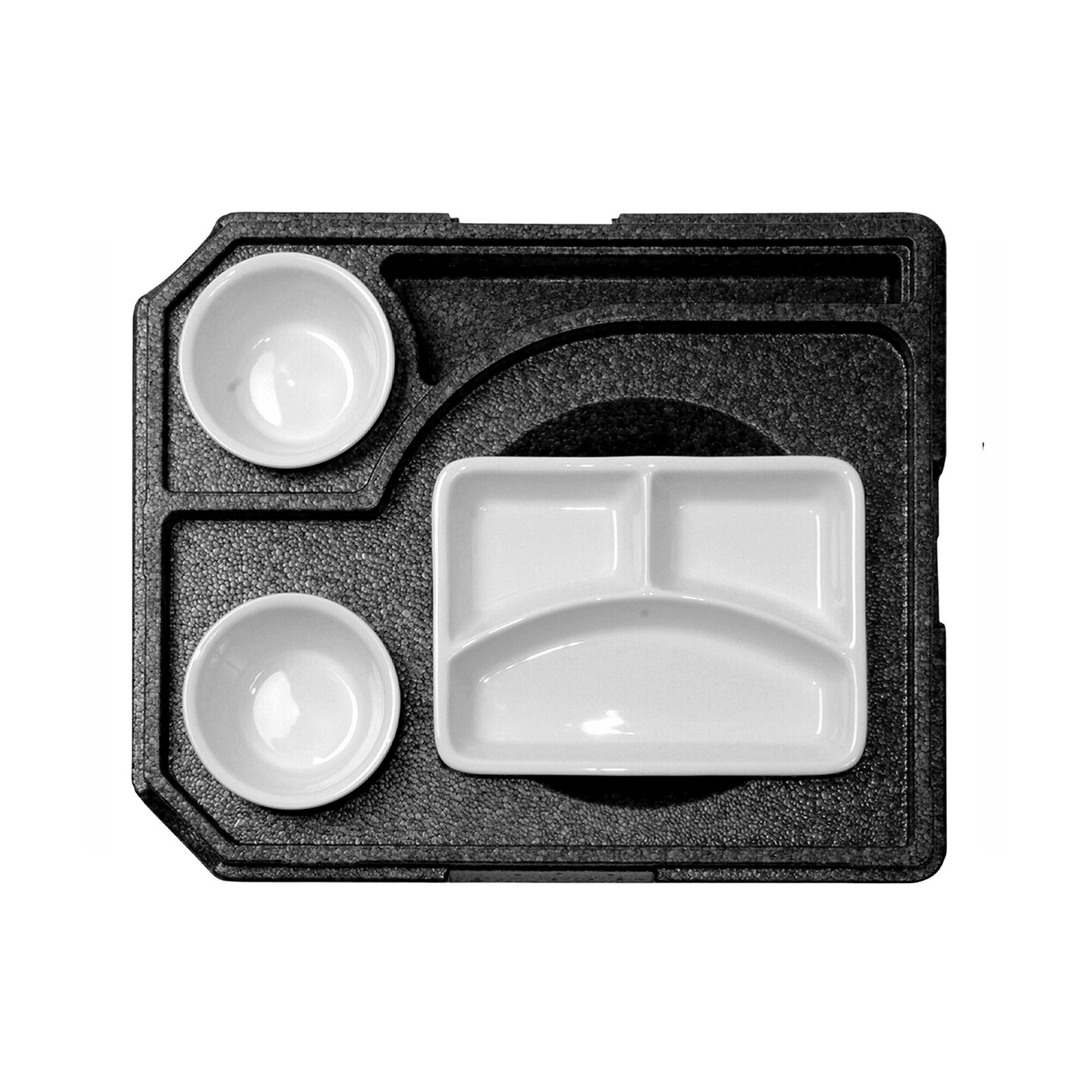 (10 pièces) THERMO FUTURE BOX | Boîte isotherme DINNER +2 - Noir