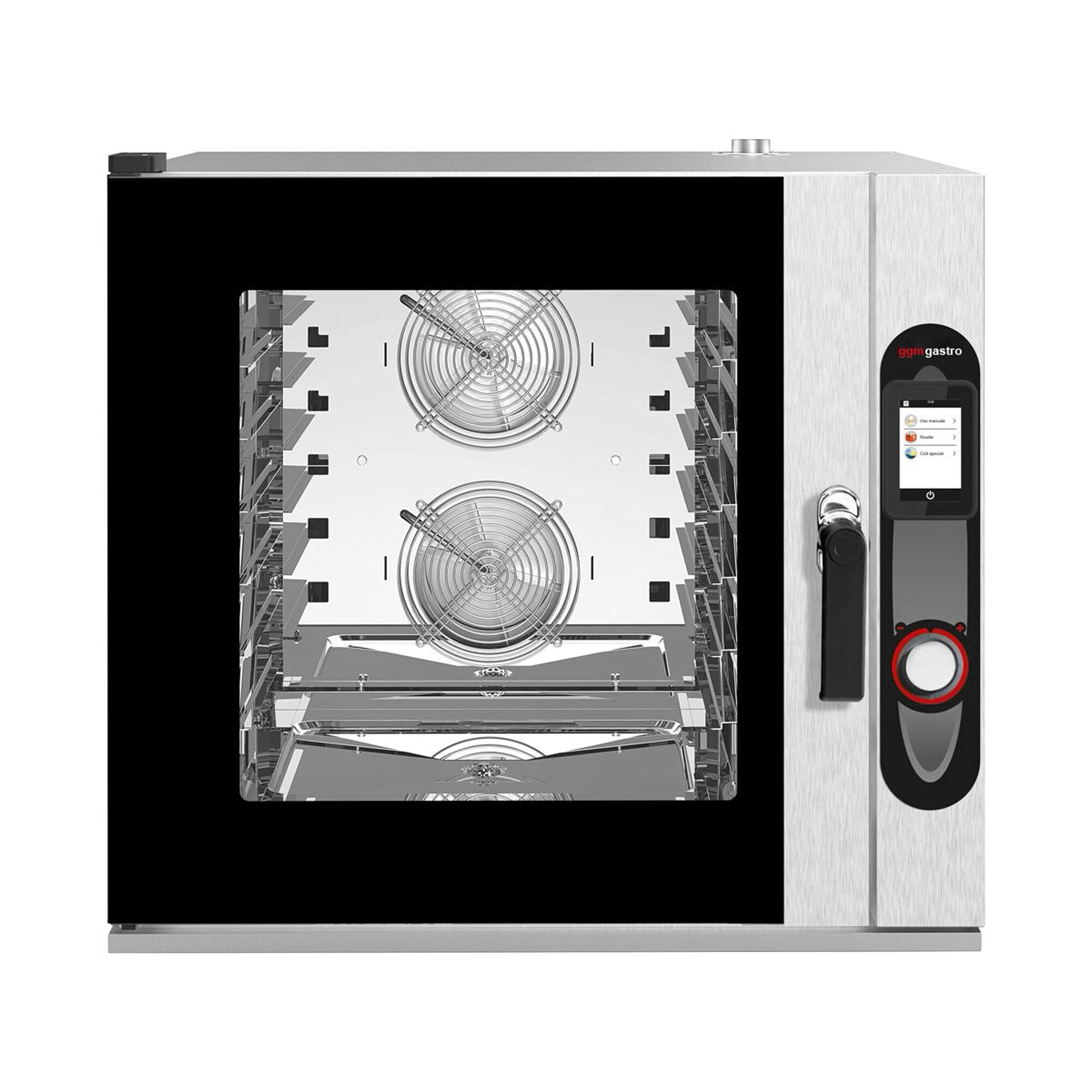 Bakery-Electric Commercial Combi Oven - Touchscreen Controls - 6x EN 600x400 - incl. Automatic washing system