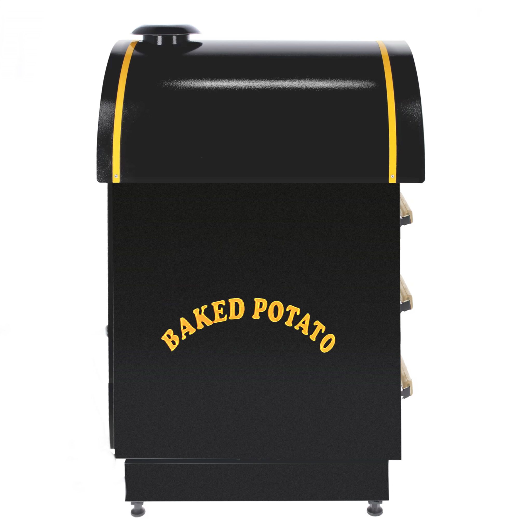 Commercial Electric Jacket Potato Oven - Digital Controls - 4.5kW - 380V - 500x980x700mm - with 3 drawers