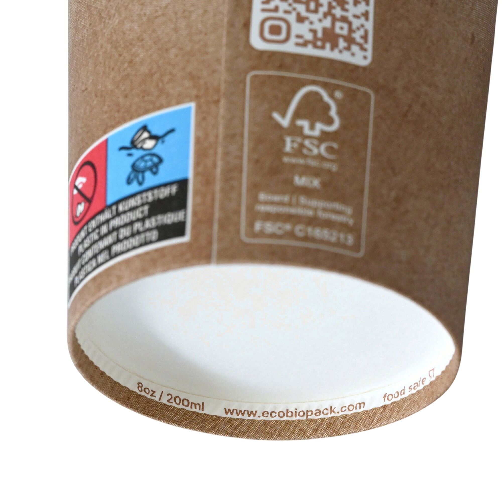 (1000 pcs) Couvercle réutilisable - Transparent - compatible avec 200ml Bol à soupe Ø80mm