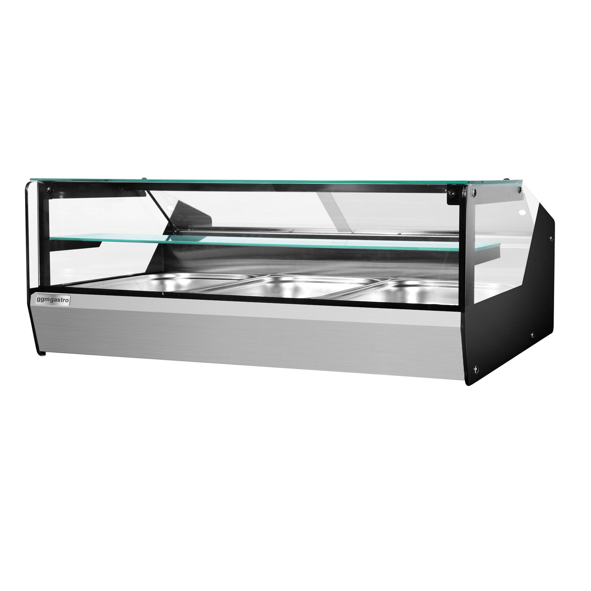 Vitrine chauffante – 1000 mm – 400 watts – 3 × GN 1/1