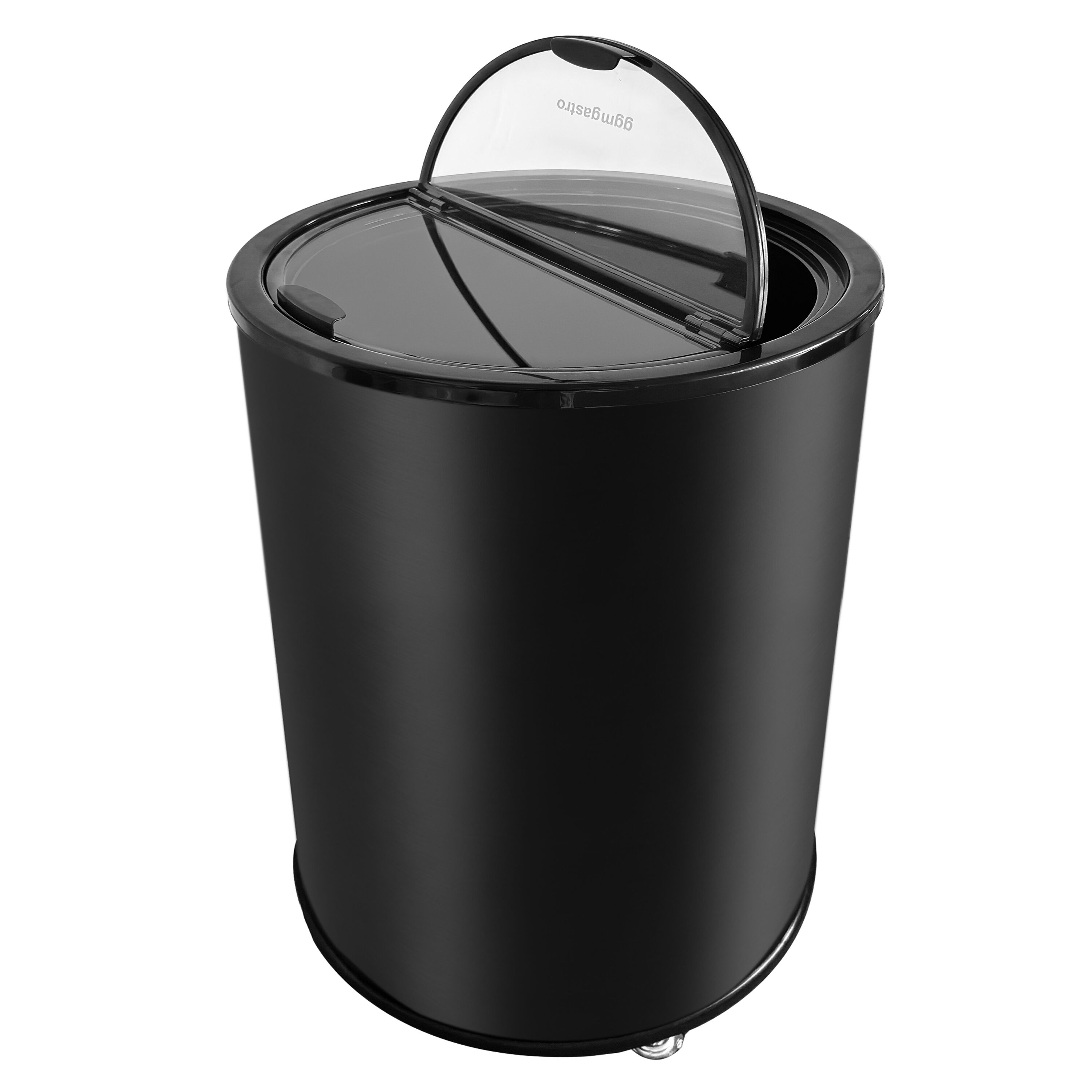 Réfrigérateur de fête / tonneau réfrigéré - 87 litres - couvercle en verre avec poignée & roulettes mobiles