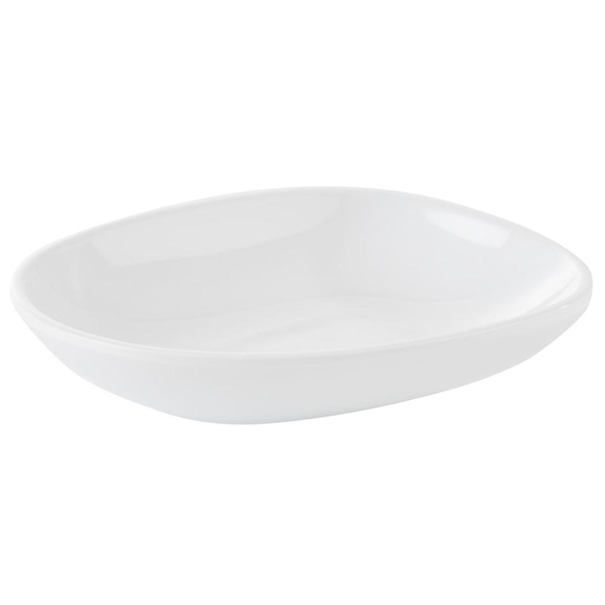 (20 pièces) Assiettes - MINI - Mélamine - 105 x 85 mm
