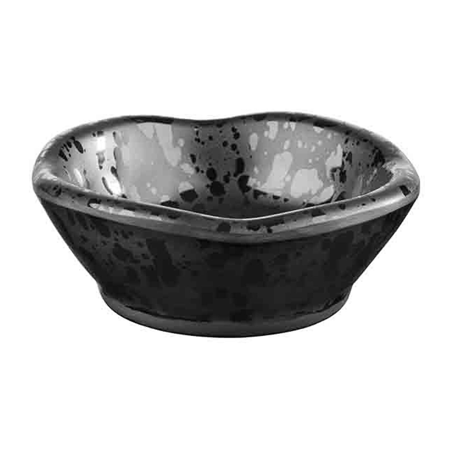 (6 pièces) Coupelles à sauce - GLAMOUR - Melamine - 50 ml - Ø 80 mm - Noir