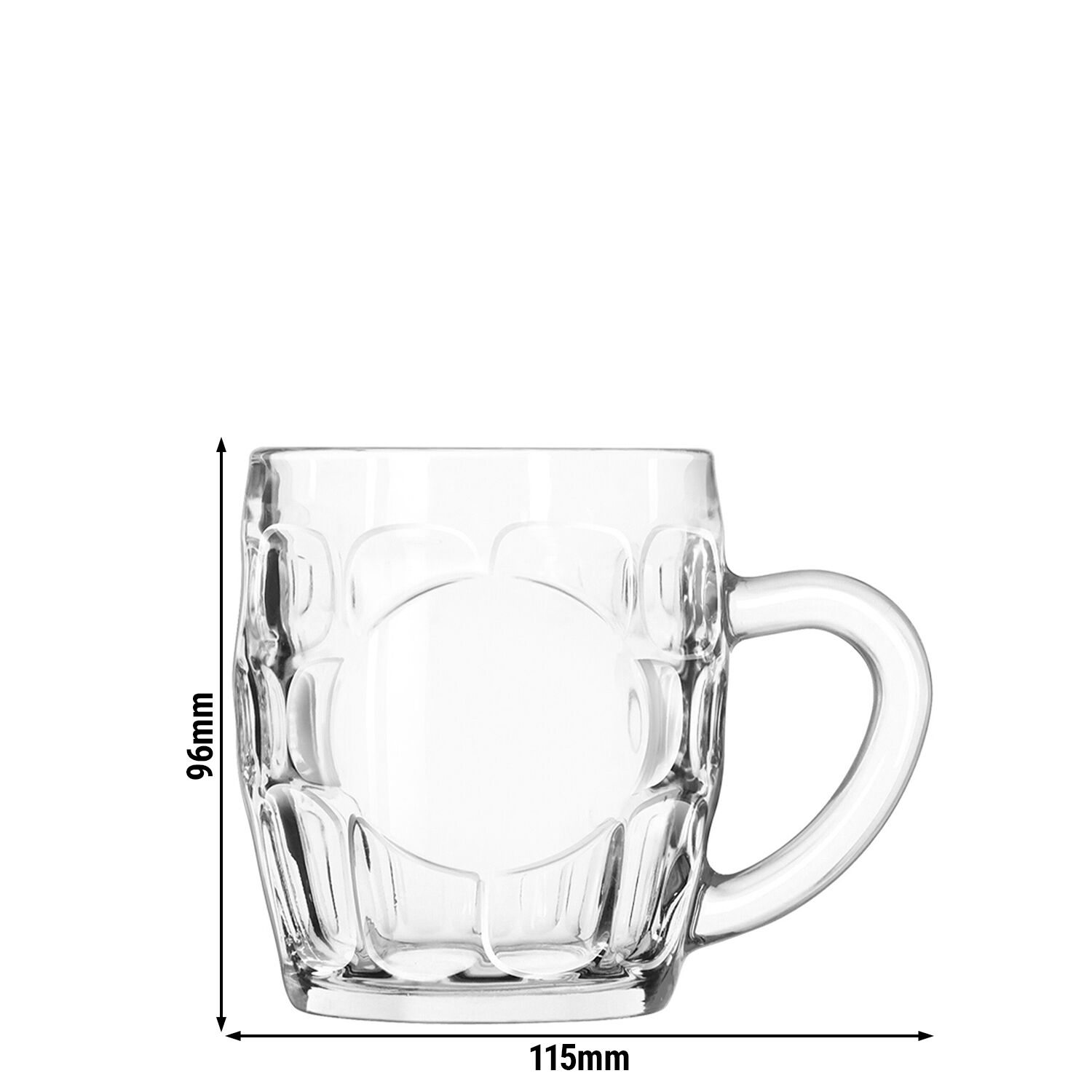 (6 pcs) Chope à bière - BEER SPECIALS - 29 cl - Transparent