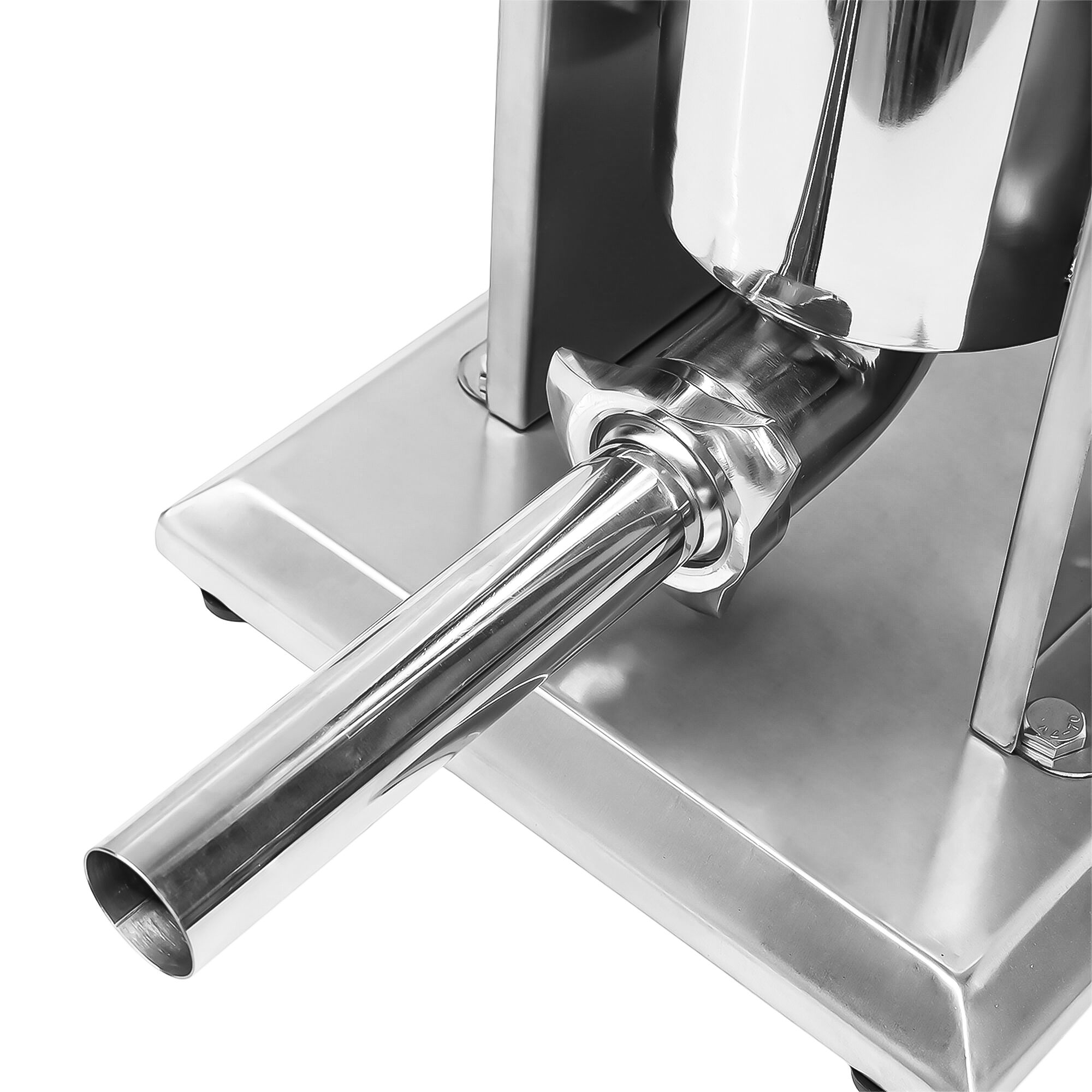 Elektrischer Wurstfüller & Churro-Maschine - 30 Liter - 180 Watt - Edelstahl - inkl. 4 Wurstfüller- & 3 Churro-Aufsätze