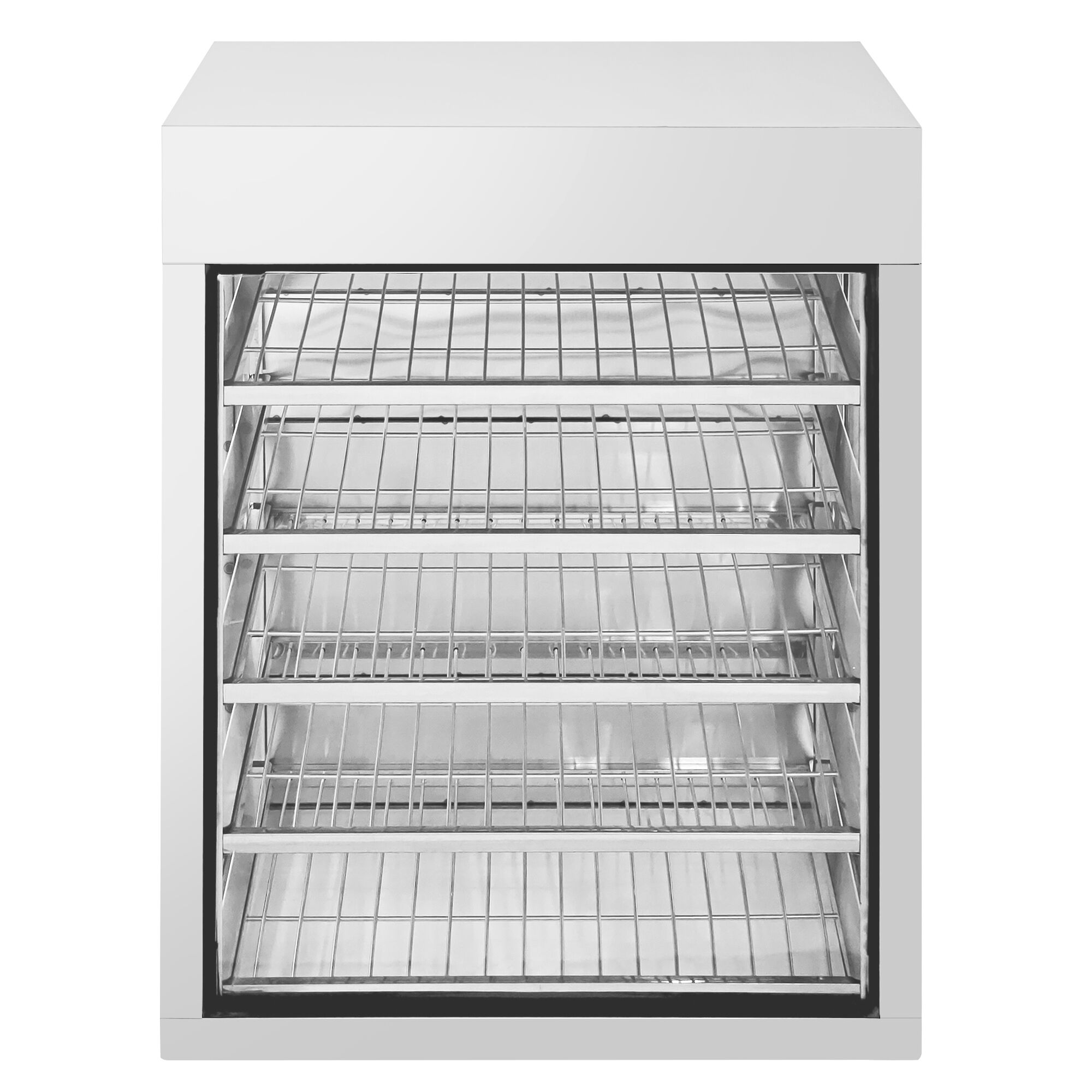 Cuiseur vapeur Dim Sum Professionnel - 2,5kW - Électronique - avec armoire vapeur 5 tiroirs