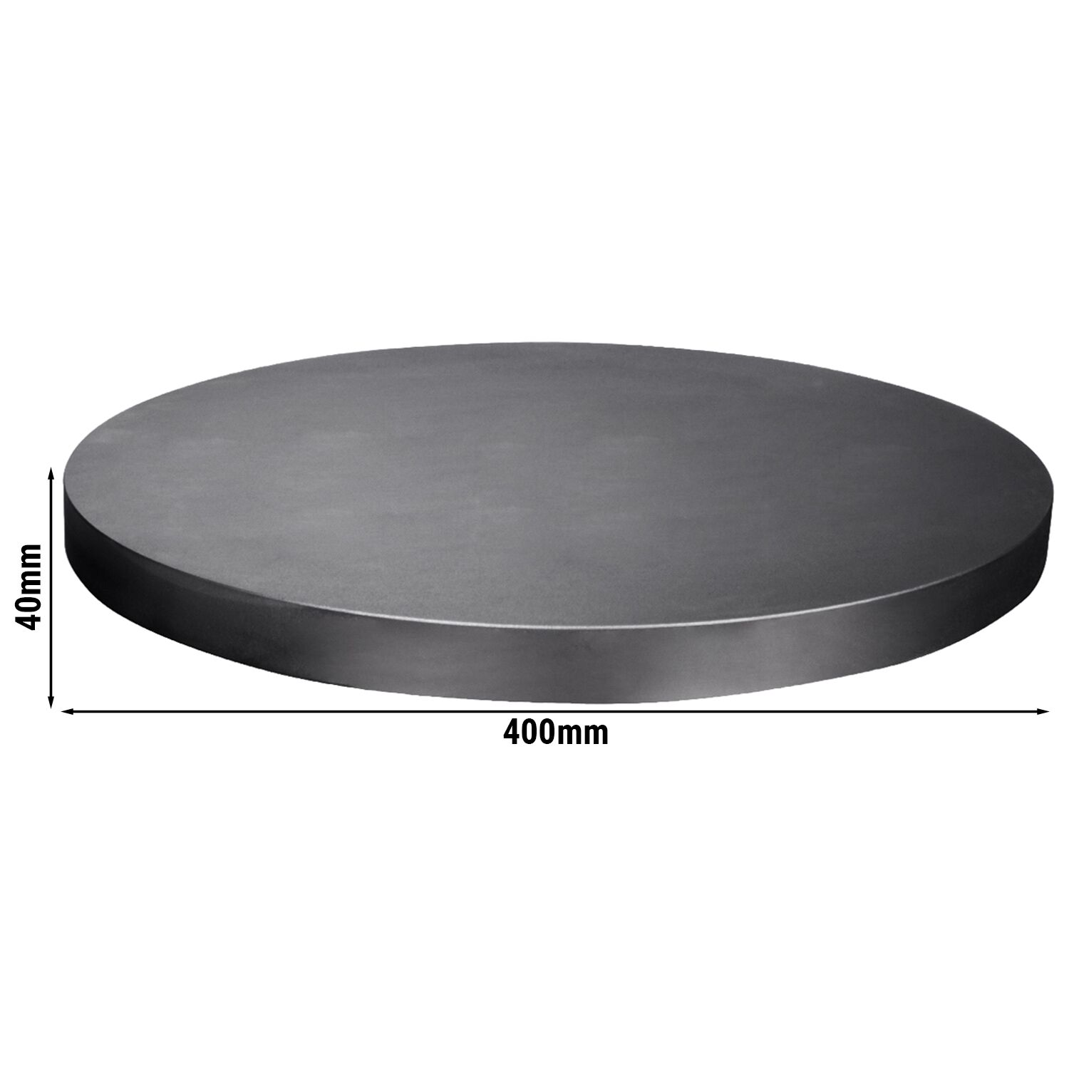 Crêpes Maker Plate - 400x400x40mm - Stainless Steel - compatible with CGOM5