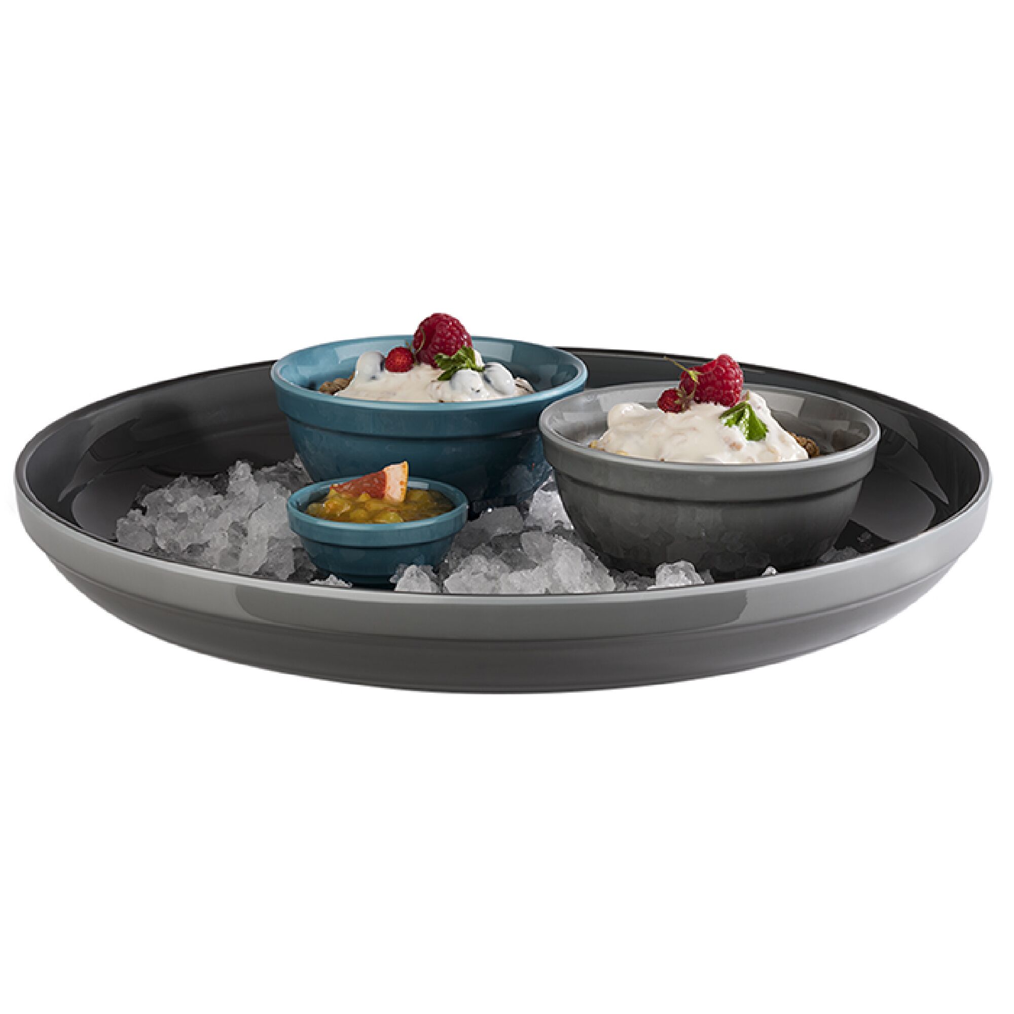 (6 pièces) Coupelles à sauce - EMMA - Melamine - 60 ml - Ø 75 mm - Bleu