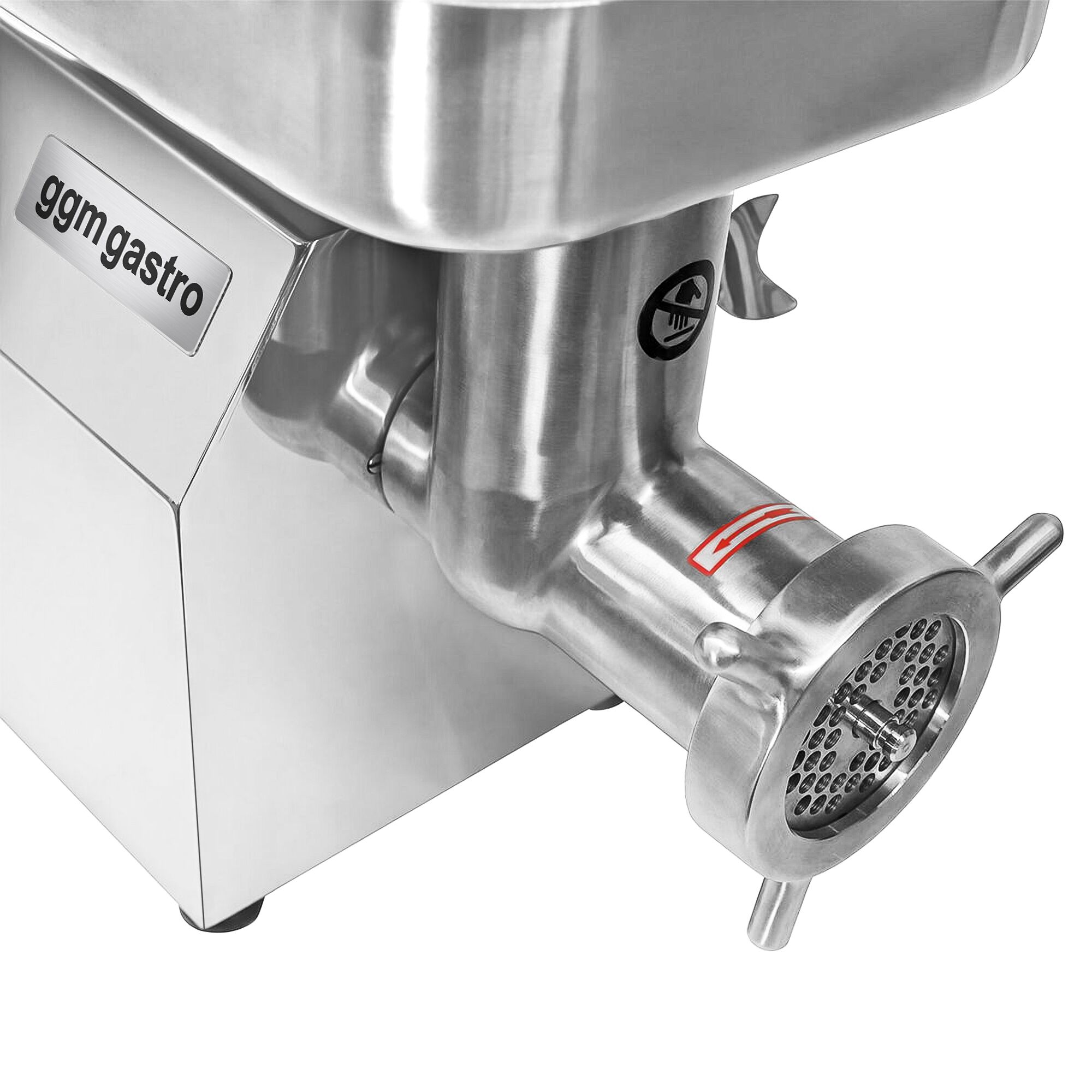 Heavy Duty Electric Meat Mincer Size 22 - 450-480kg/h - 1.1 kW - Mincing Plate 4.5mm