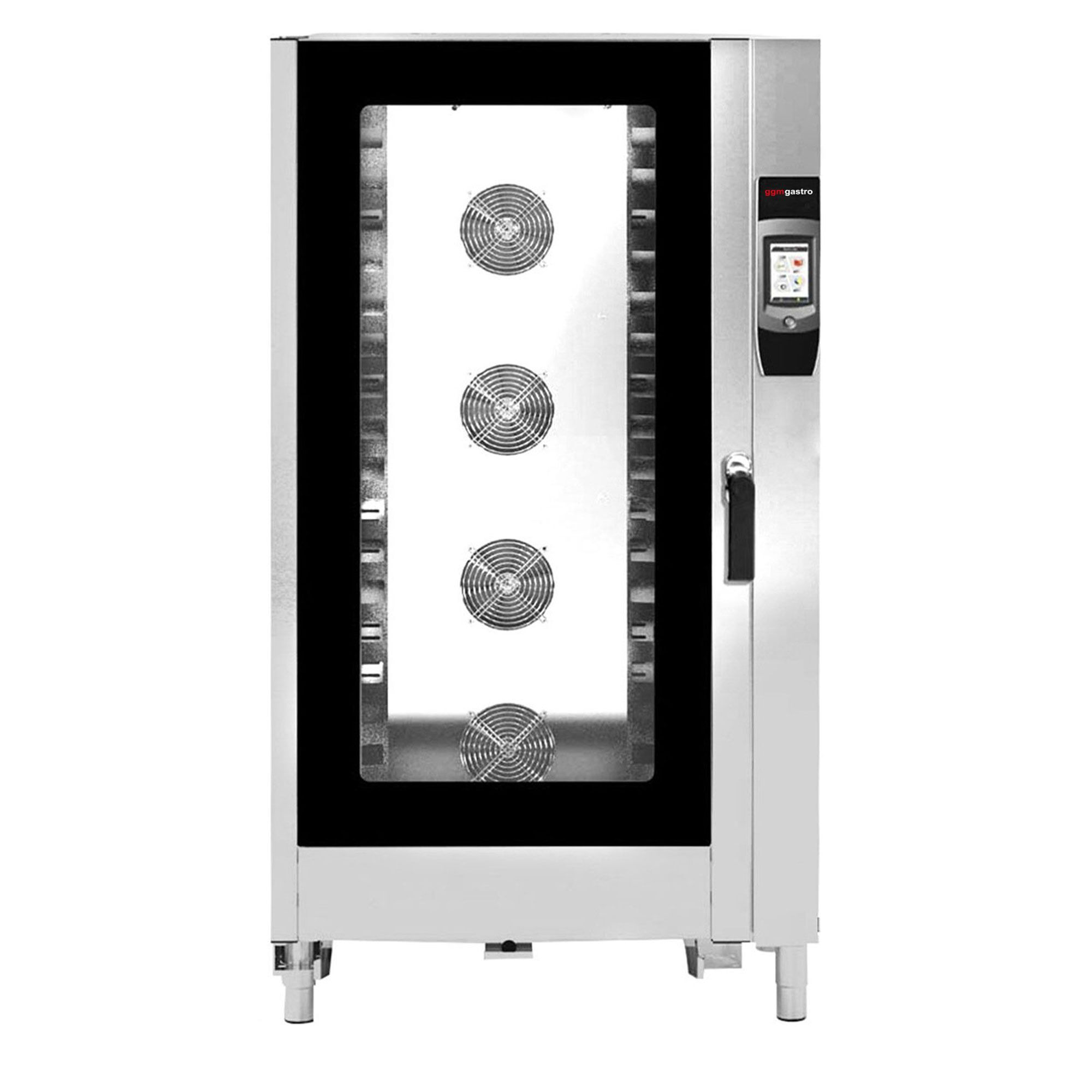 Four mixte – tactile – 40 × GN 1/1 ou 20 × GN 2/1 – incl. système de lavage, sonde de température & chariot à plateaux