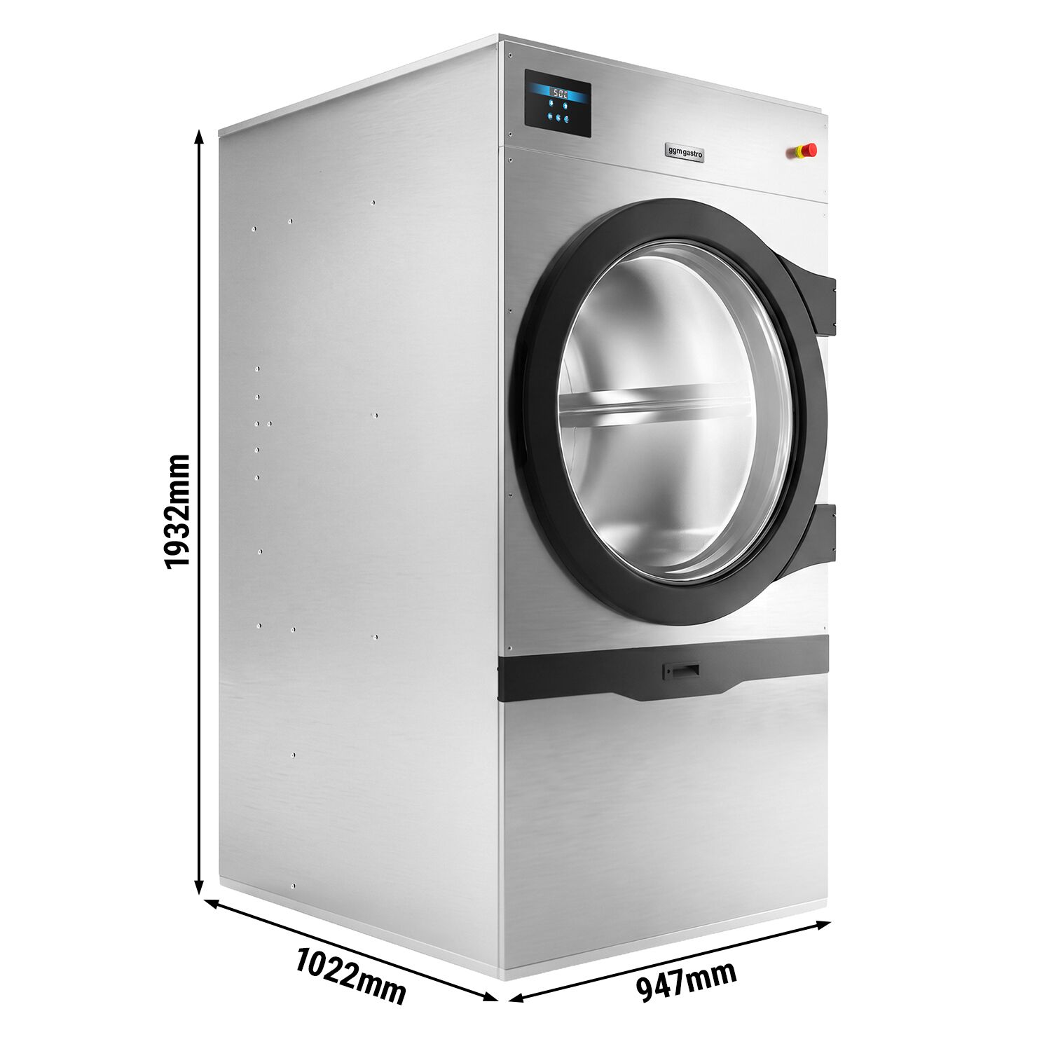 Sèche-Linge à Évacuation au Gaz - 23 kg - Manuel