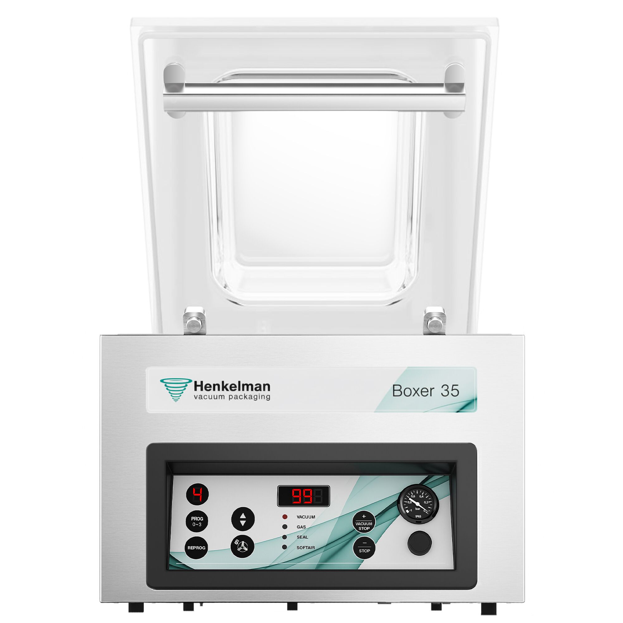 HENKELMAN | Boxer 35 – Machine sous vide à cloche – 16 m³/h – 600 watts – numérique