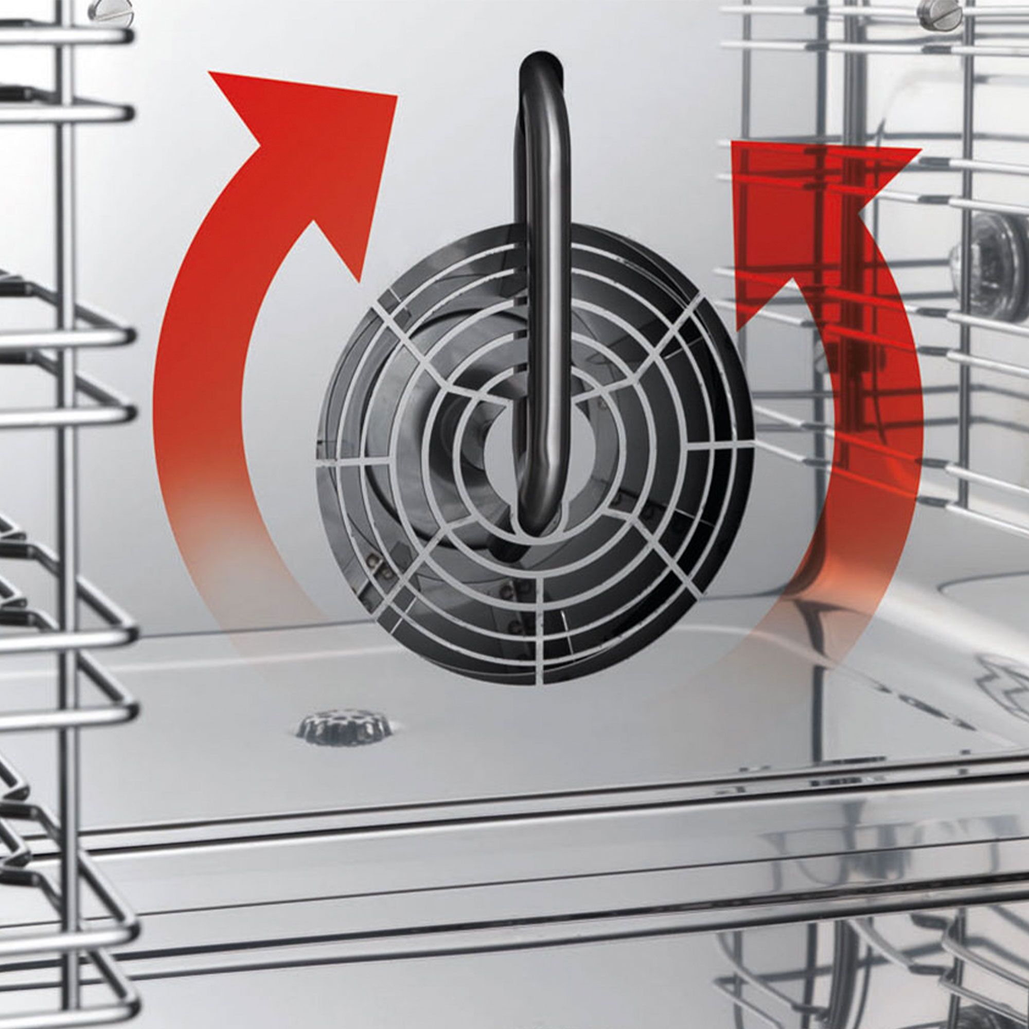 Bakery-Electric Commercial Combi Oven - Touchscreen Controls - 4x EN 600x400 - incl. Automatic washing system