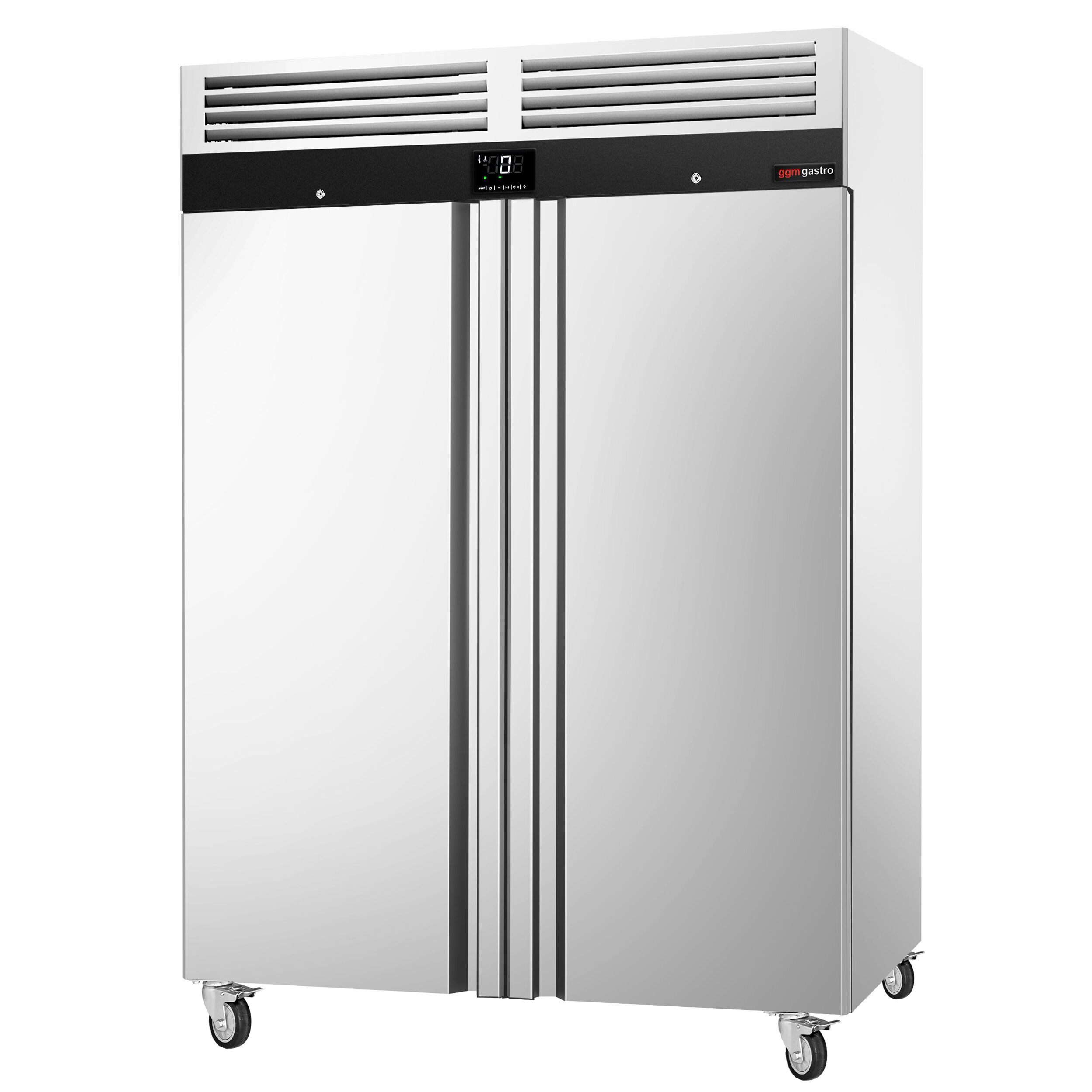 Ψυγείο από ανοξείδωτο χάλυβα PREMIUM - GN 2/1 - 1350 λίτρα - με 2 πόρτες