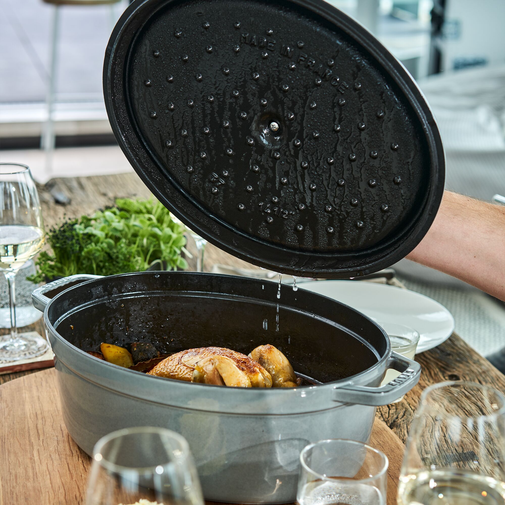 STAUB | LA COCOTTE - kokotka - oválná - 370 mm - litina - grafitově šedá
