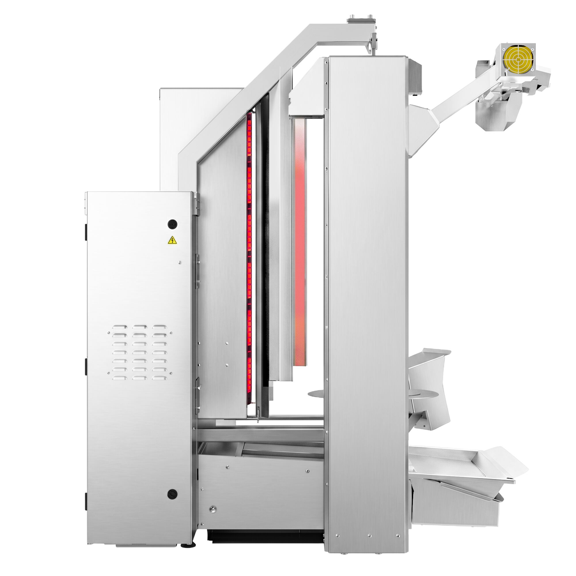 Gas Kebabrobot - V-formad brännarsektion - 26,6 kW - max. 150 kg