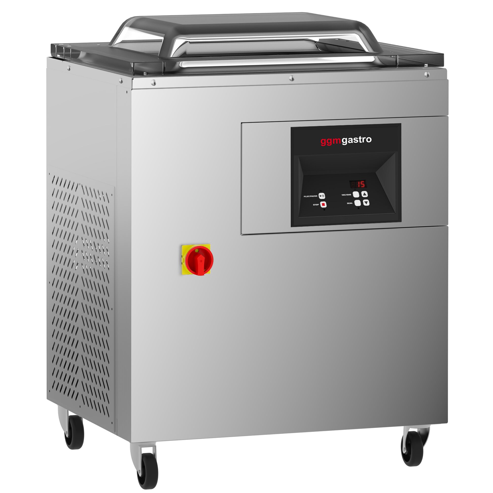 Machine sous vide à cloche – 60 m³/h – 1,5 kW – Digitale – avec injection de gaz