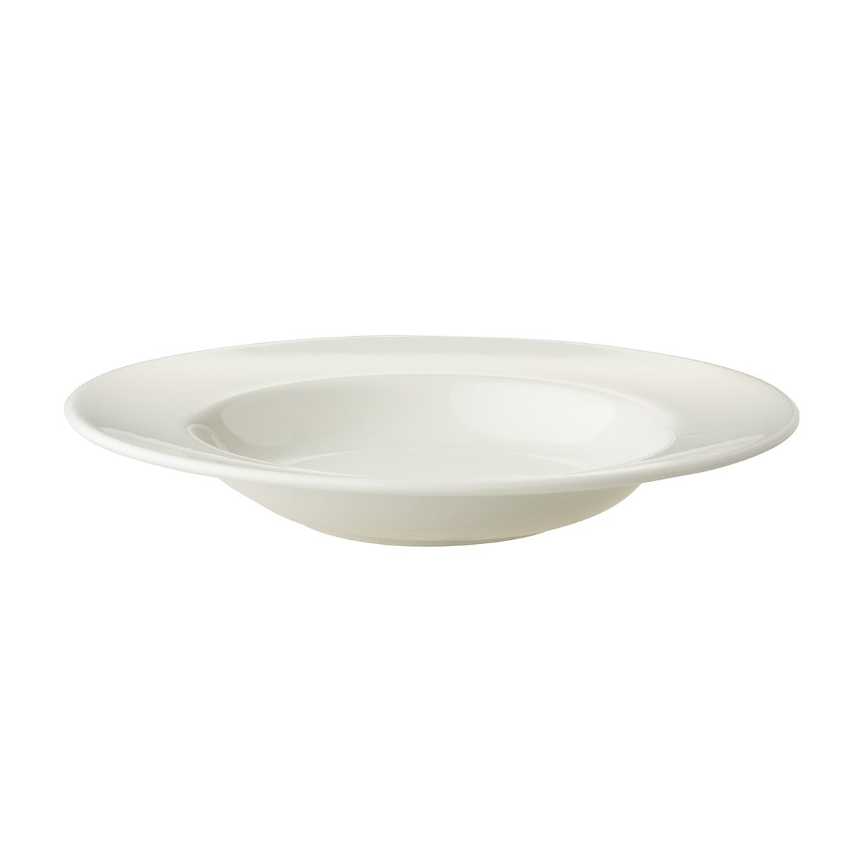 (6 pièces) LUX - Assiette Maastricht - Creuse - Ø 230 mm - Ivoire