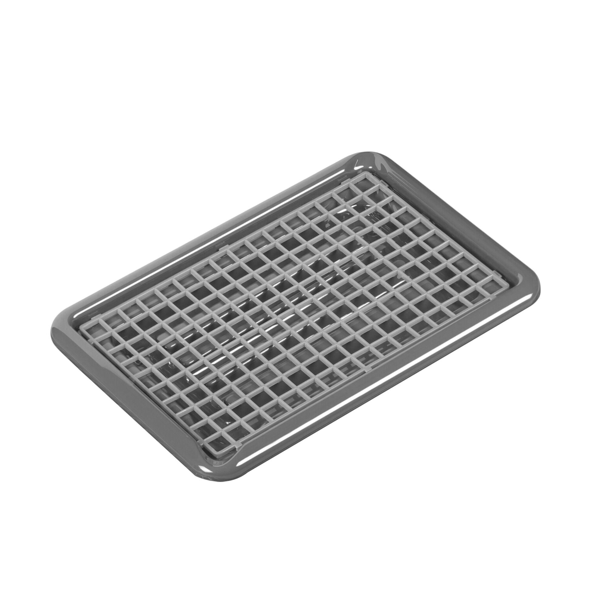 FUCHS | DELFIN® Bac d'égouttage pour verres avec 1 tapis d'égouttage